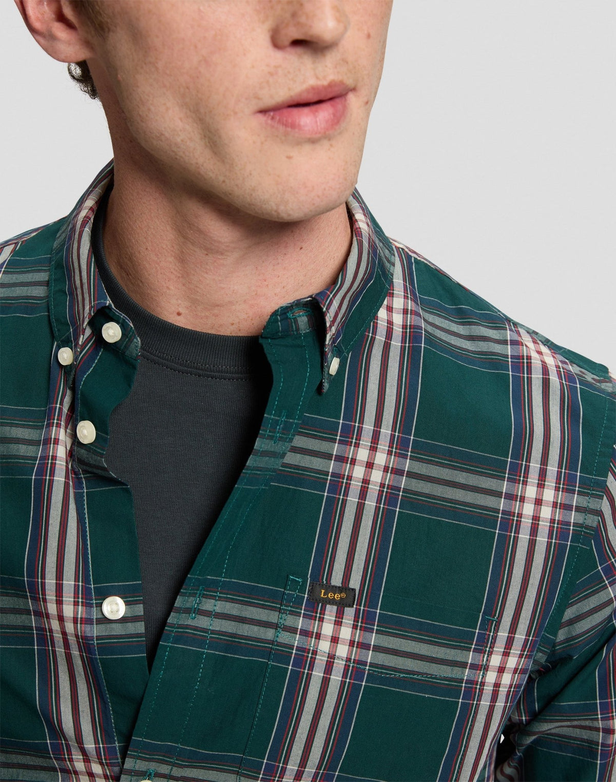 Hemd Lee Button Down in Ponderosa Pine - LEE Schweiz