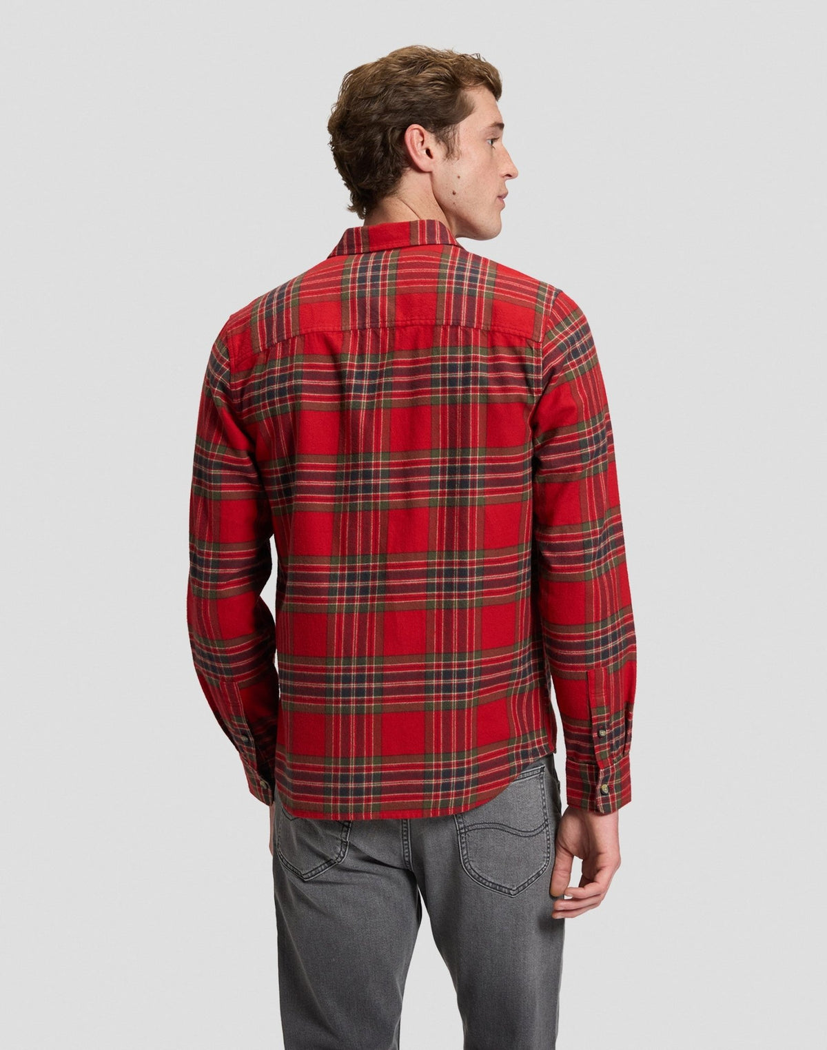 Hemd Leesure in Red Tartan - LEE Schweiz