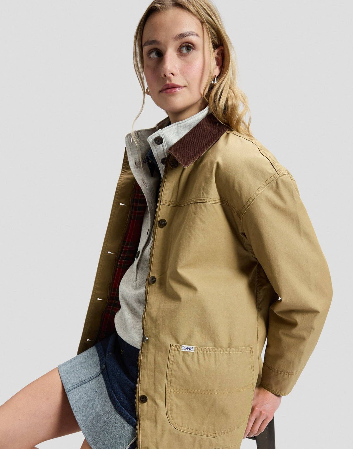 Jacke Chore Field in Khaki - LEE Schweiz