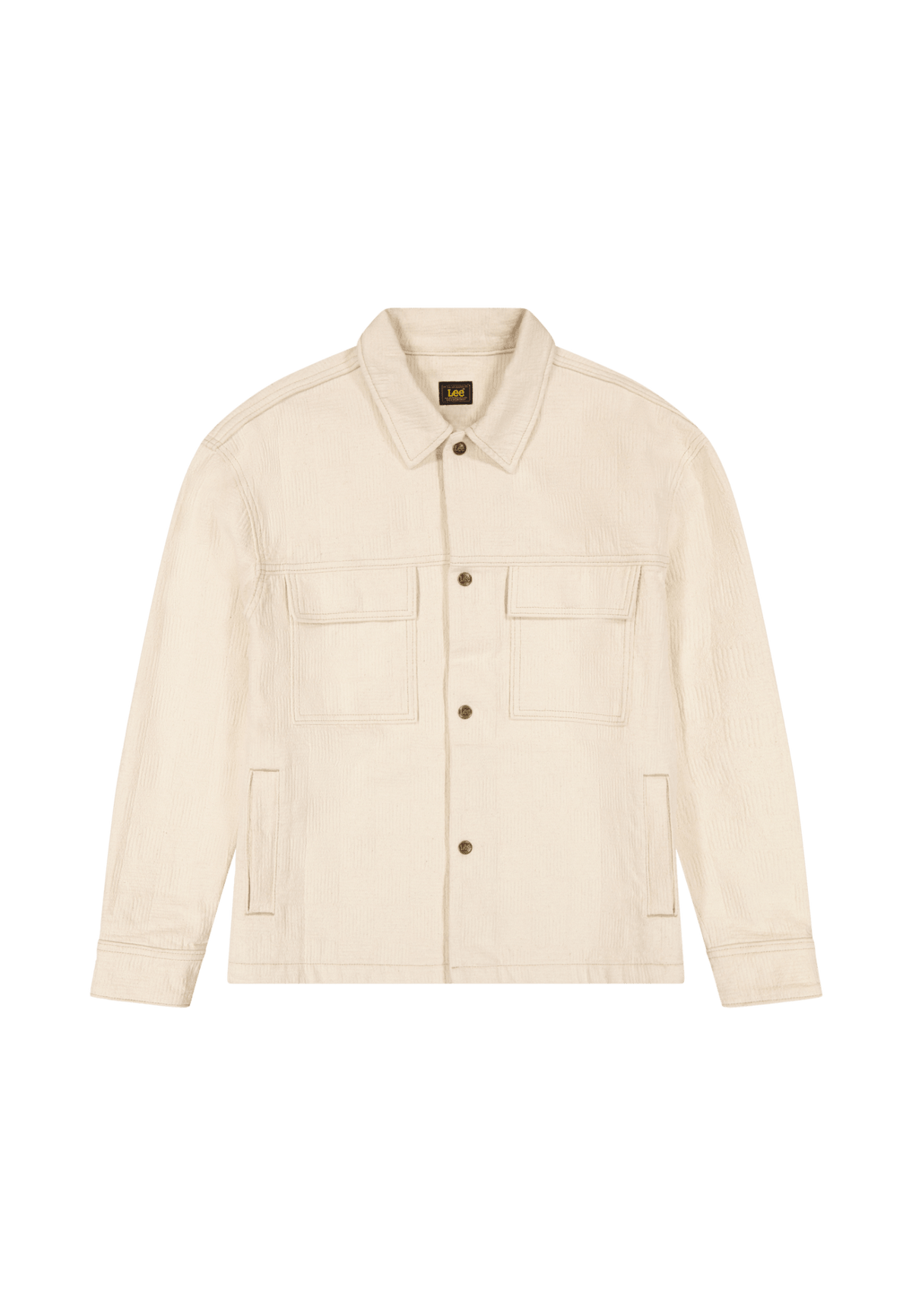 Jacquard Jacket in Natural Greige - LEE Schweiz