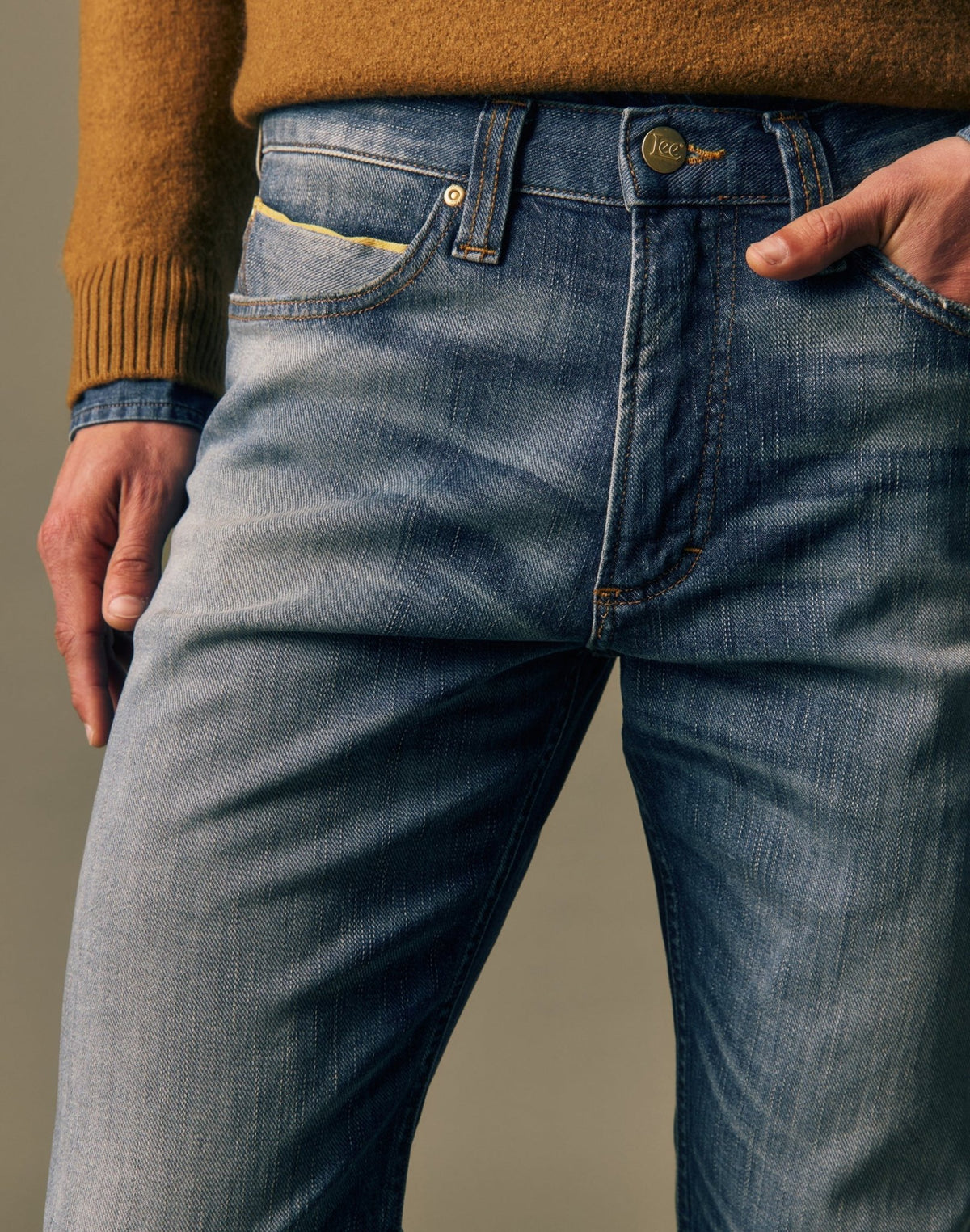 Jeans Regular Tapered in Gold Rush - LEE Schweiz