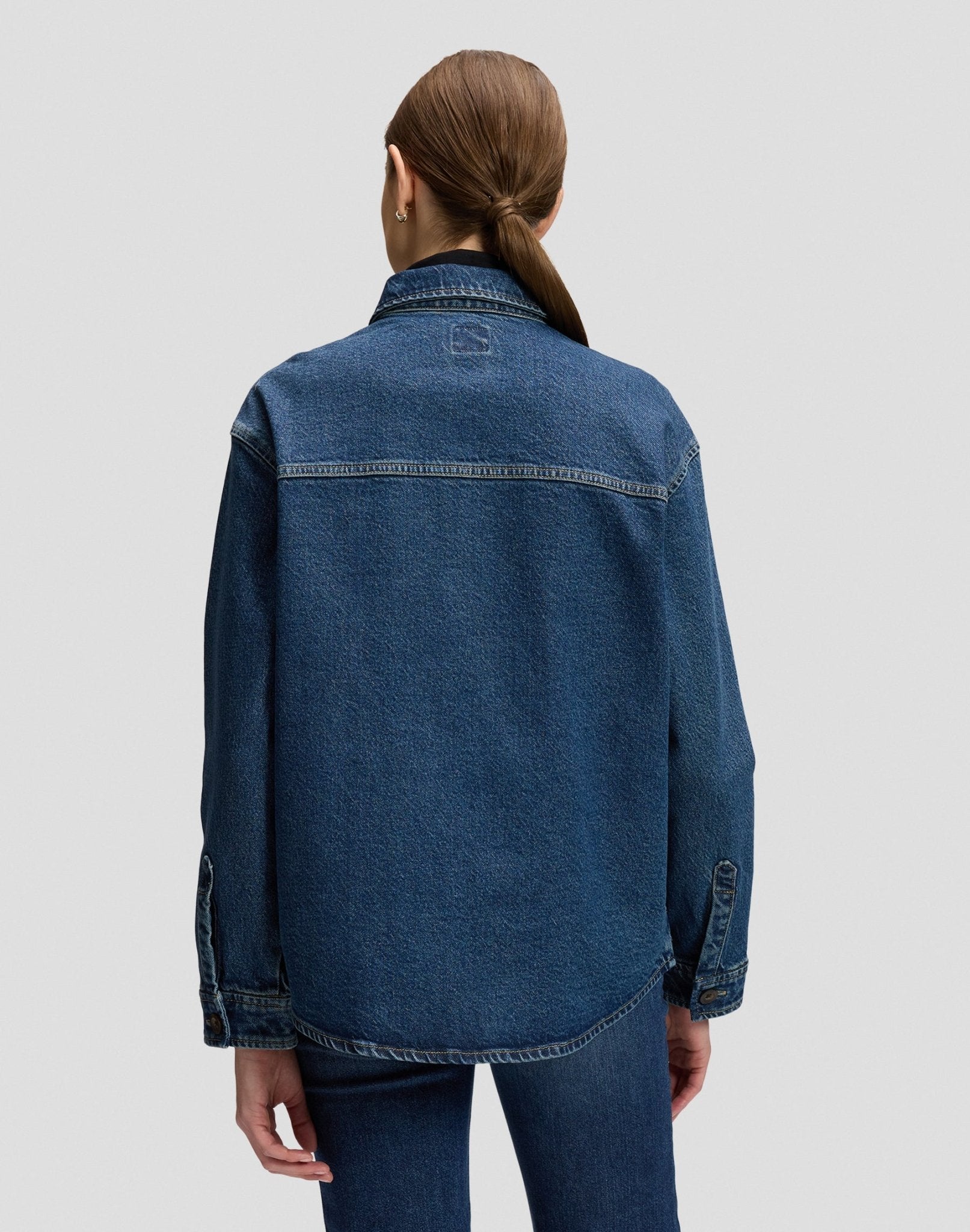 Jeanshemd Relaxed Utility Overshirt in Blue Dagger - LEE Schweiz