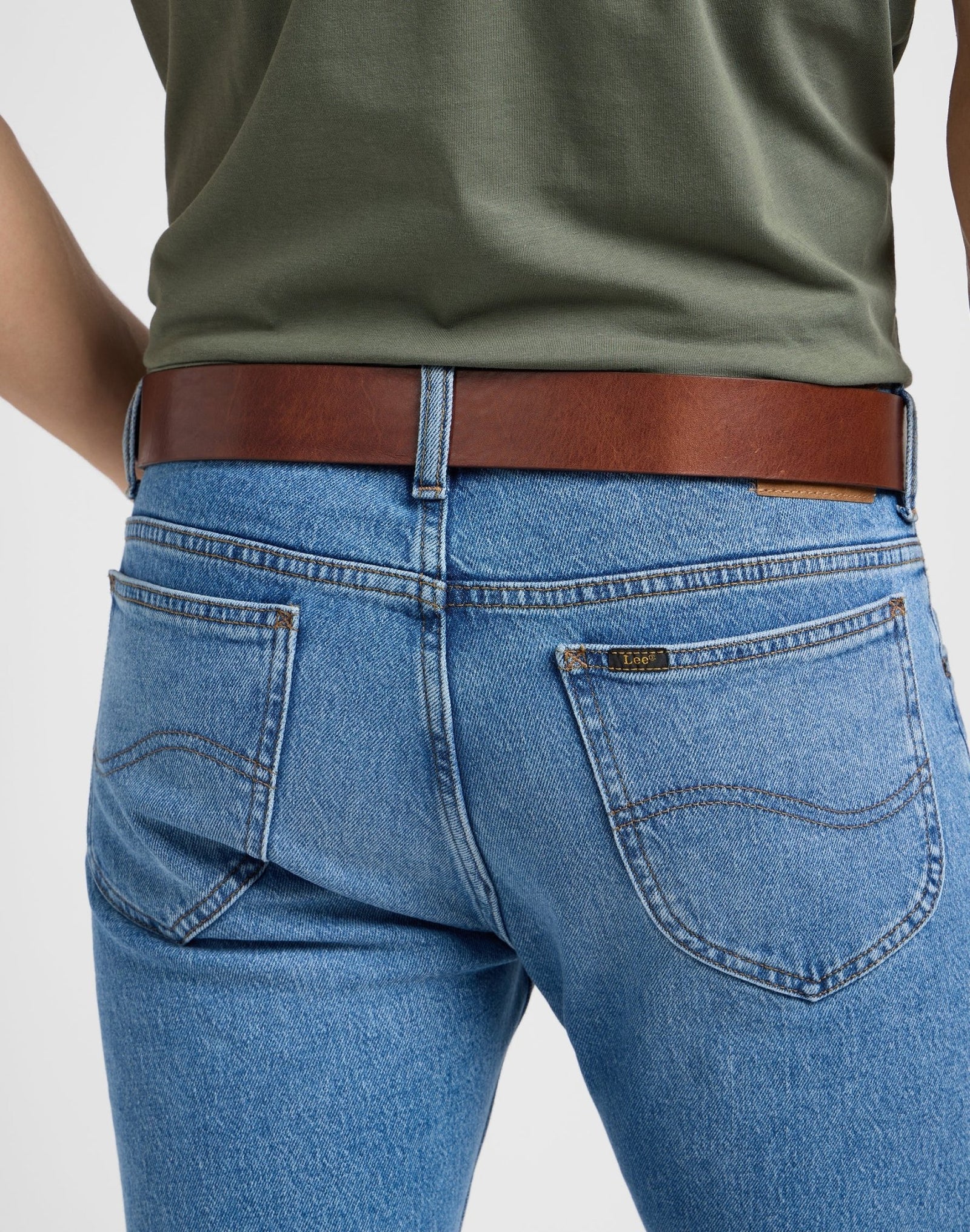 Lee Belt in Dark Brown - LEE Schweiz