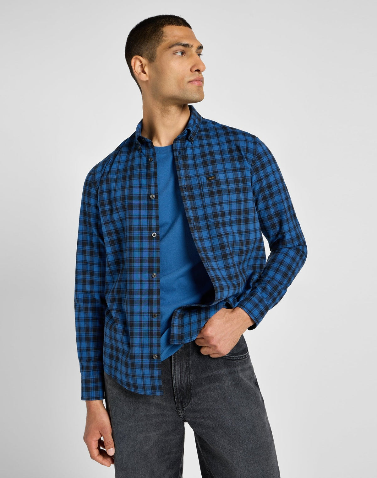 Lee Button Down in Blue - LEE Schweiz