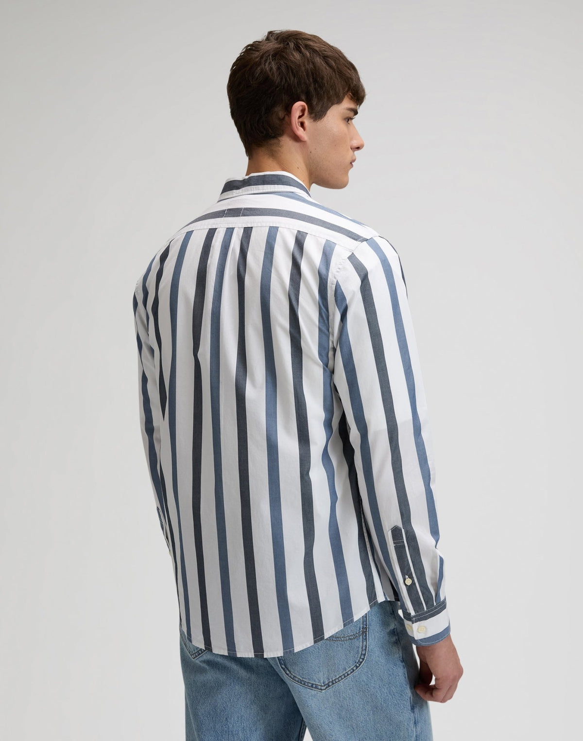 Lee Button Down in Tonal Rivet Navy Stripe - LEE Schweiz