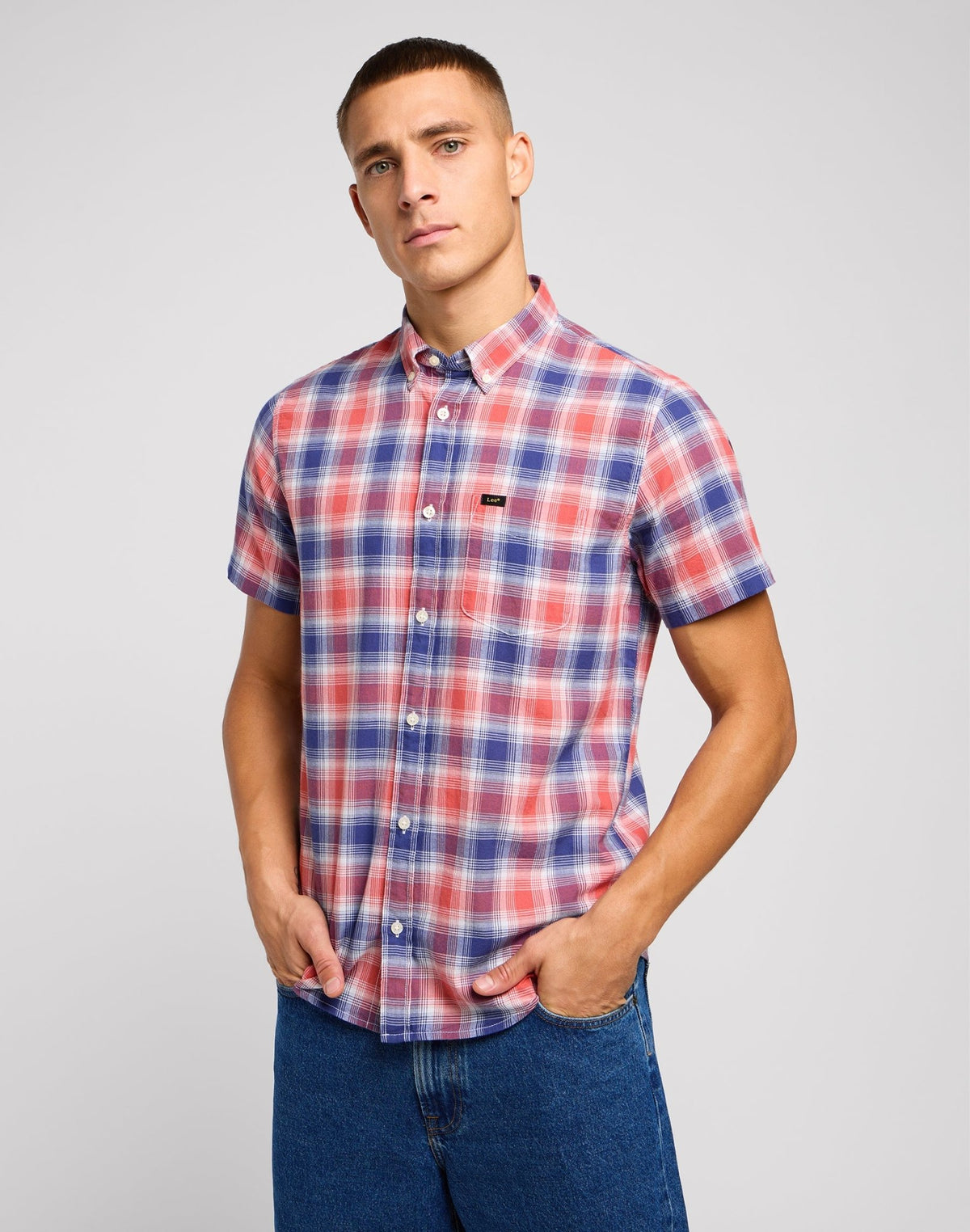 Lee Button Down Shirt in Poppy - LEE Schweiz