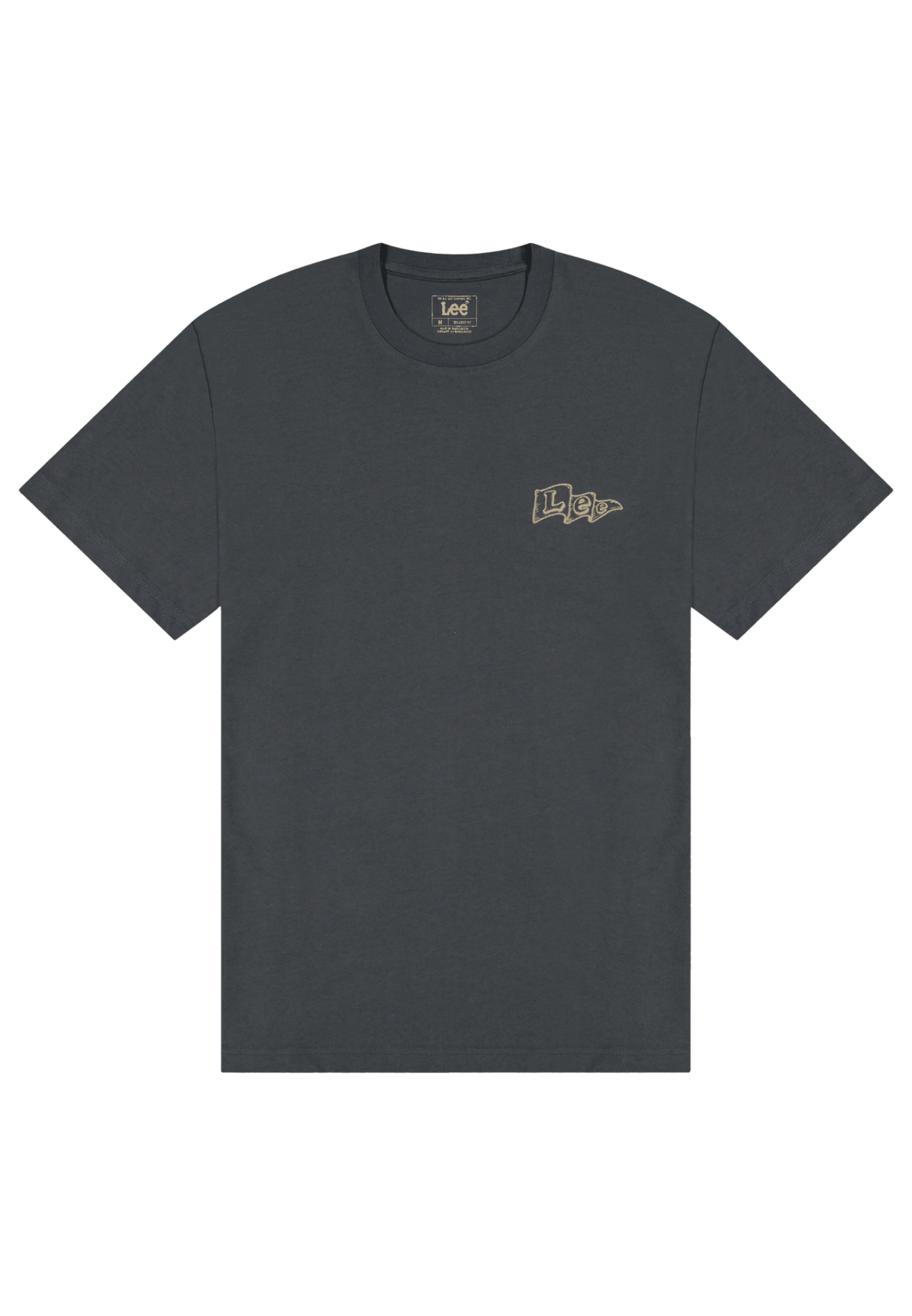 Lee Flag Tee in Washed Black - LEE Schweiz