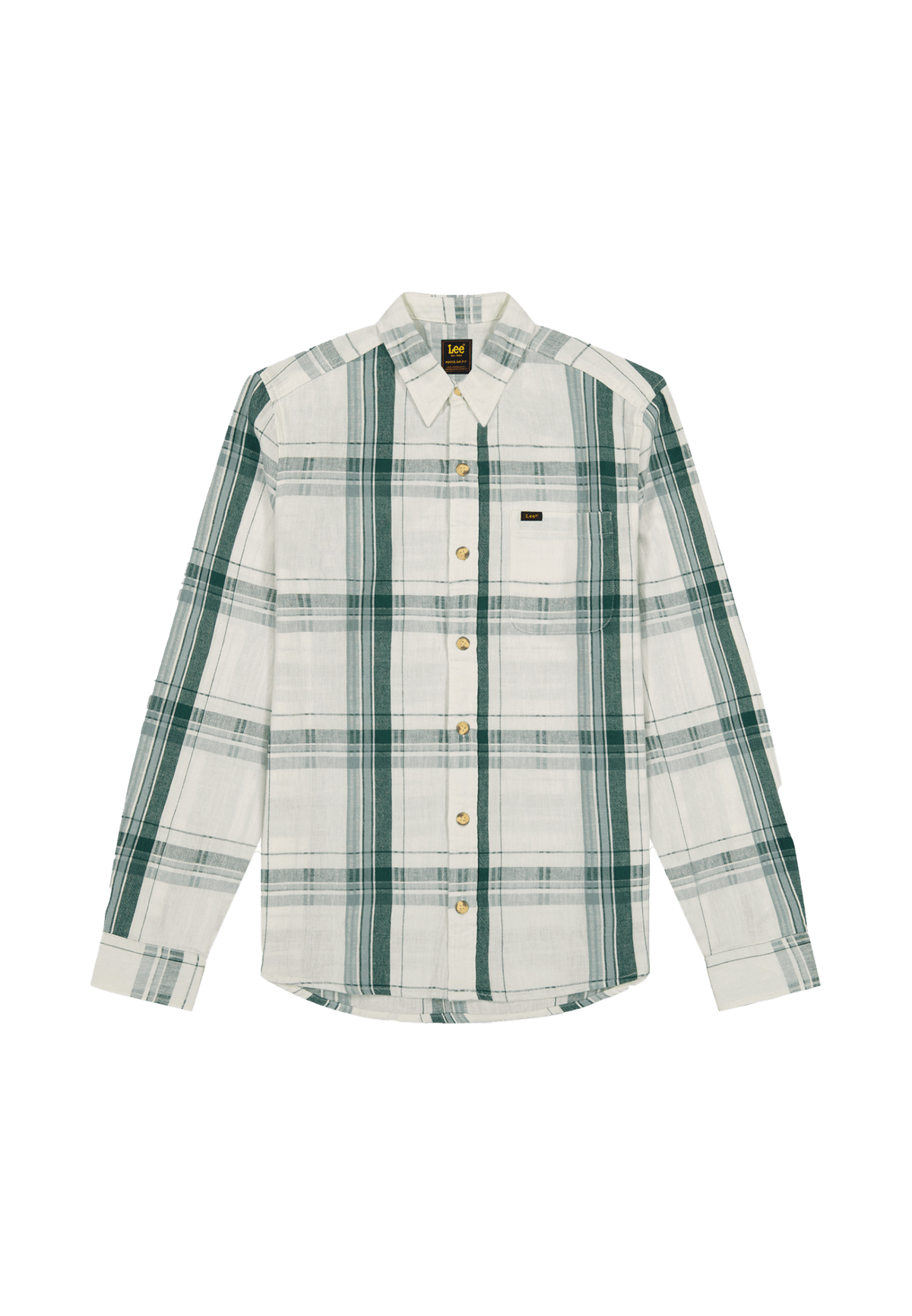 Leesure Shirt in Algae Plaid - LEE Schweiz