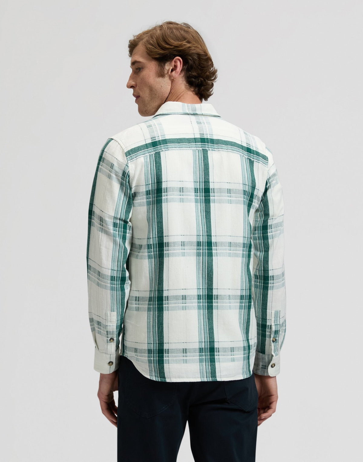 Leesure Shirt in Algae Plaid - LEE Schweiz