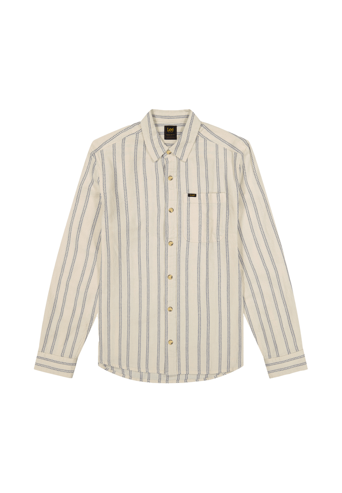 Leesure Shirt in Dustier Blue Stripe - LEE Schweiz