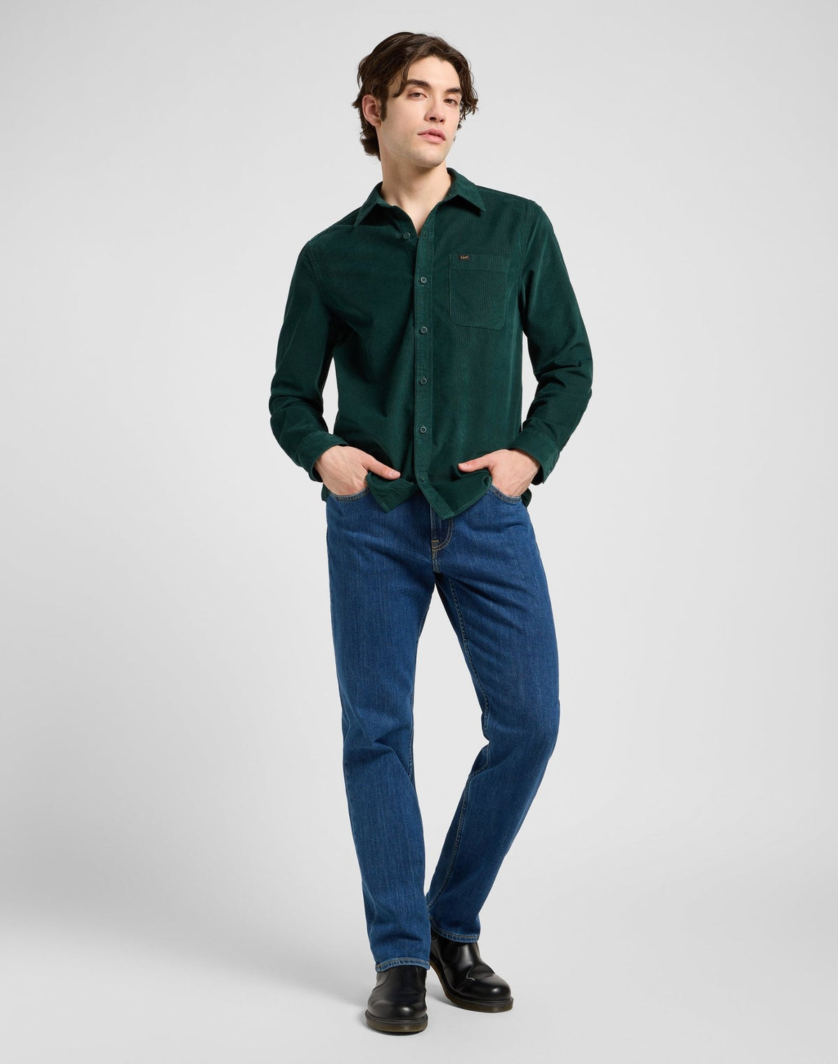 Leesure Shirt in Jade Forest - LEE Schweiz
