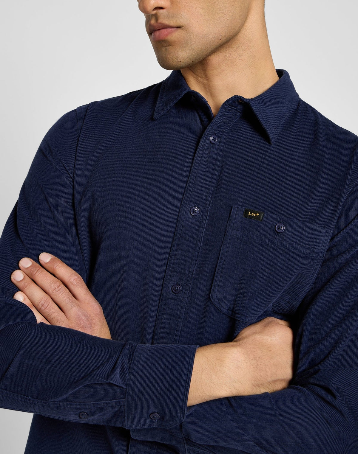 Leesure Shirt in Real Indigo - LEE Schweiz