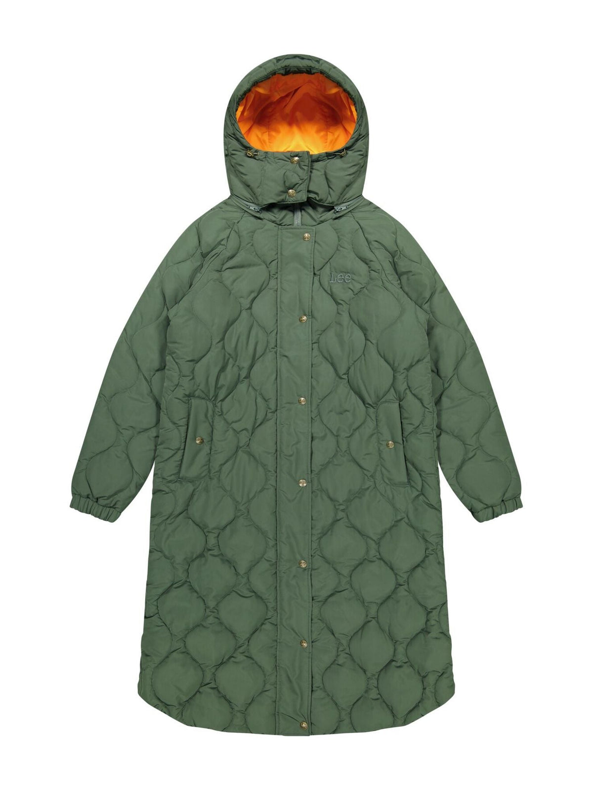 Long Puffer in Oak Moss - LEE Schweiz