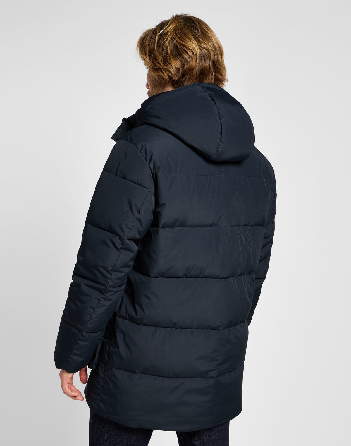 Long Puffer Jacket in Black - LEE Schweiz