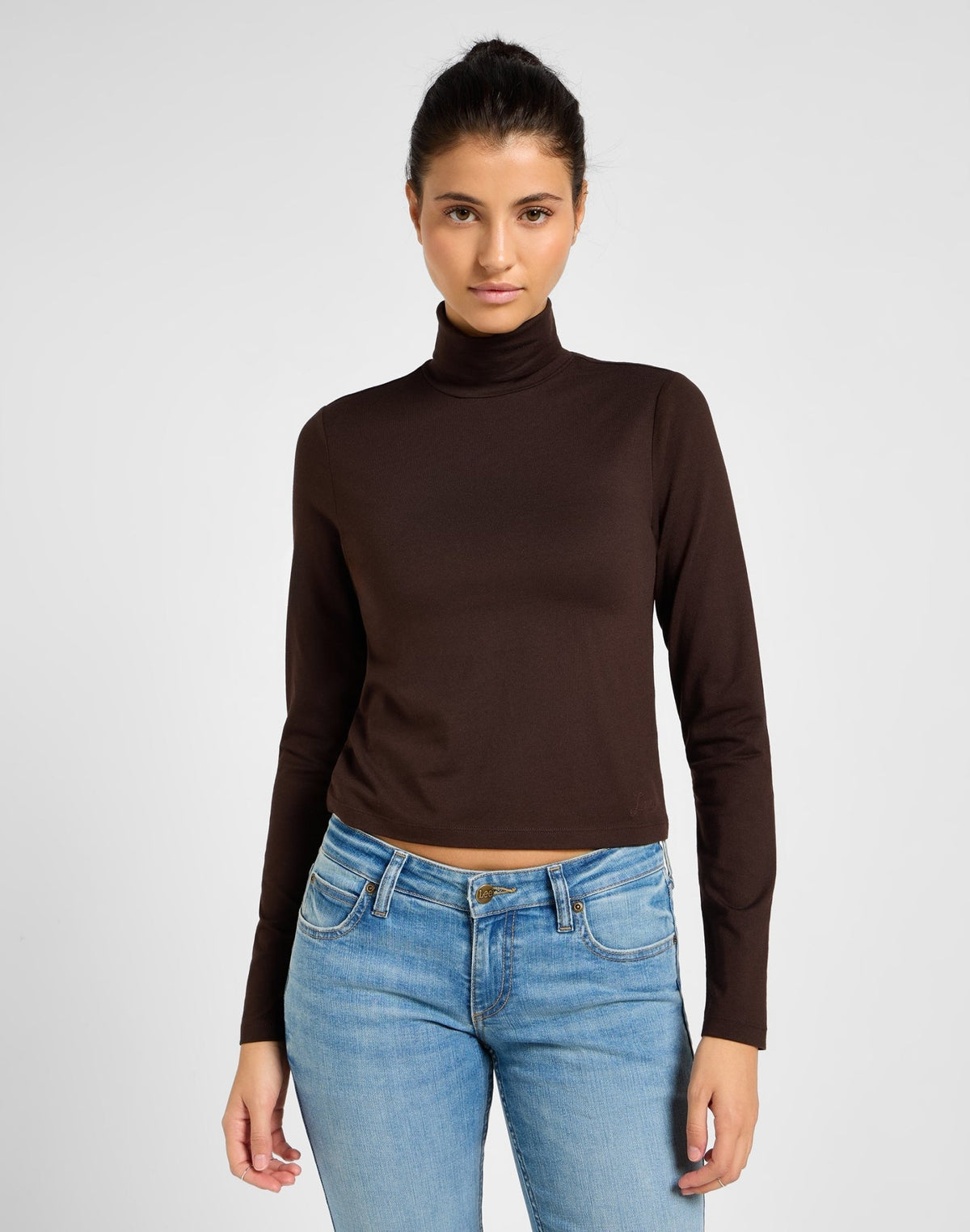 Longsleeves Turtleneck in Espresso - LEE Schweiz