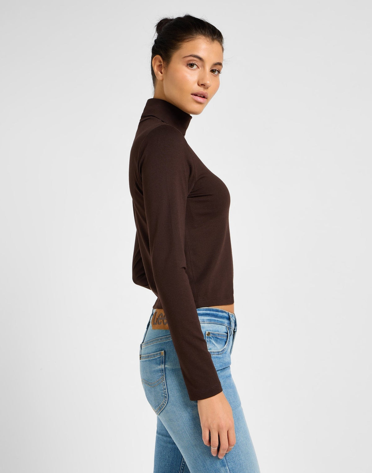 Longsleeves Turtleneck in Espresso - LEE Schweiz