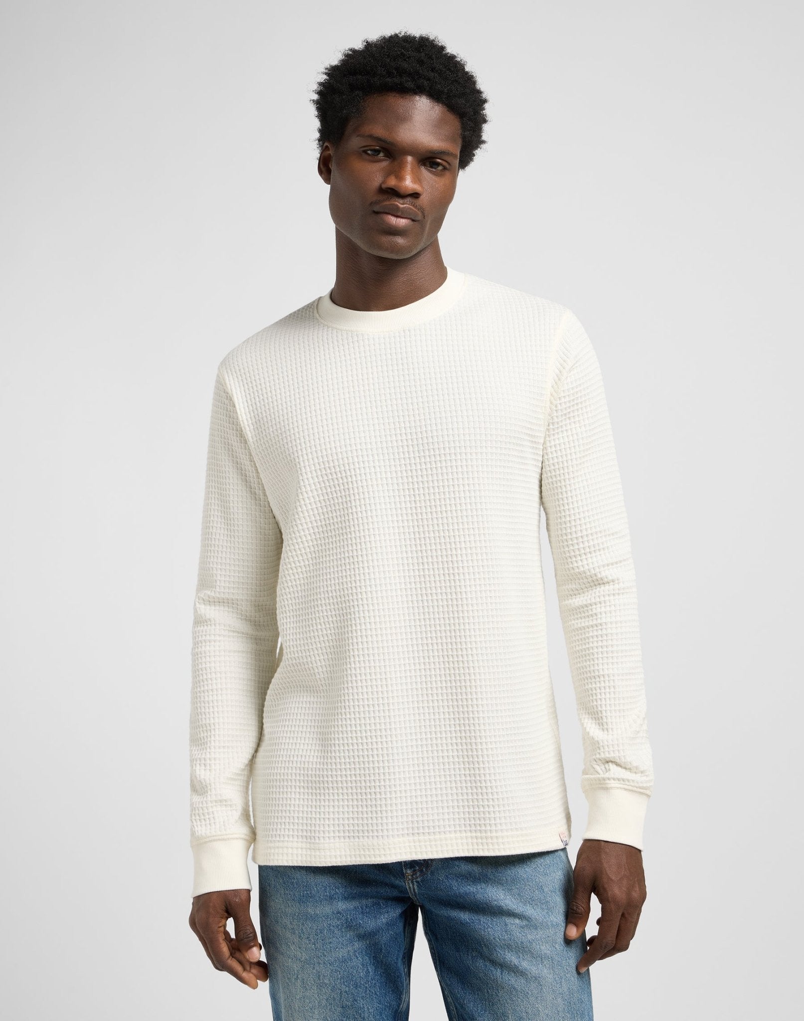 Ls Waffle Tee in Ecru - LEE Schweiz