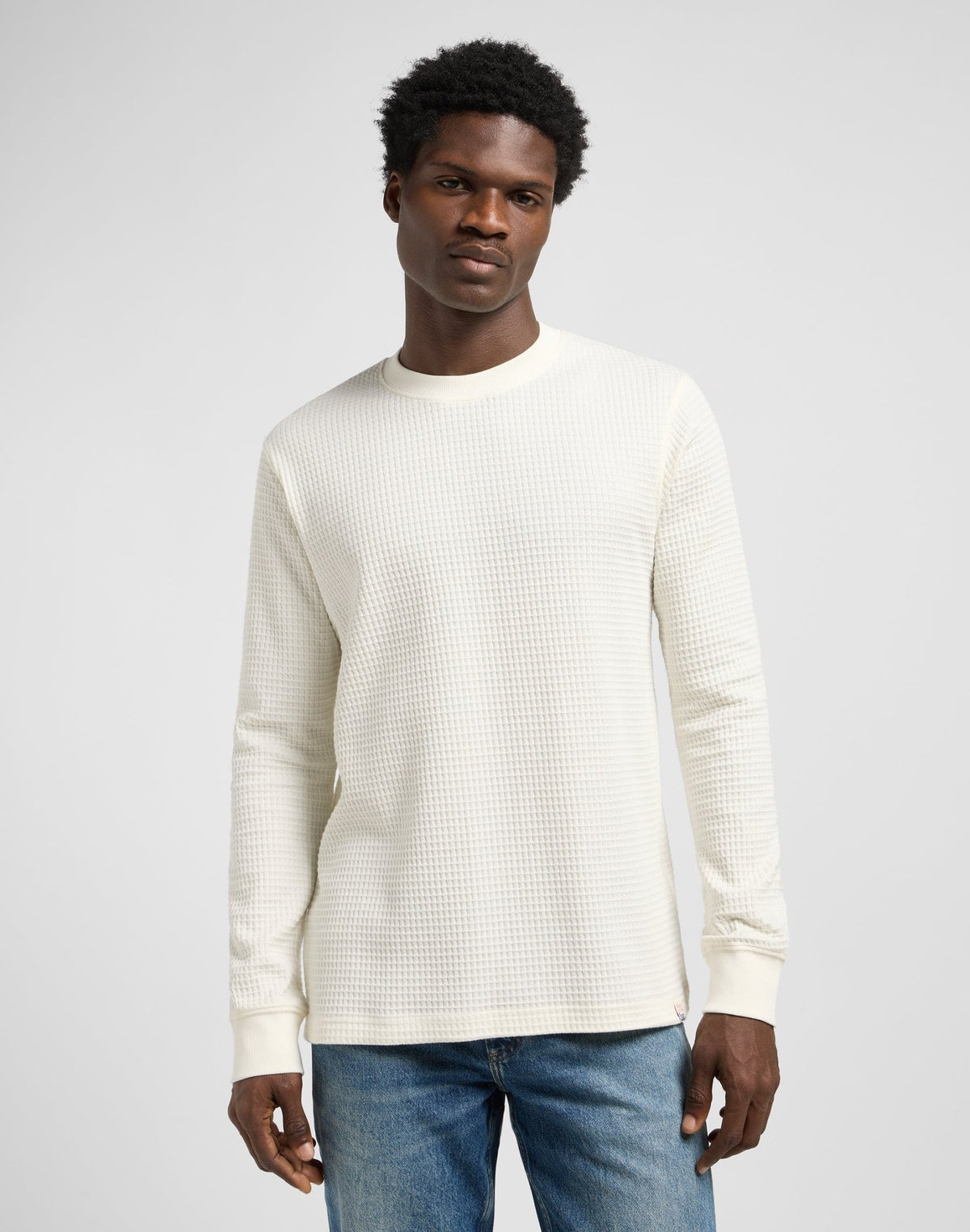 Ls Waffle Tee in Ecru - LEE Schweiz
