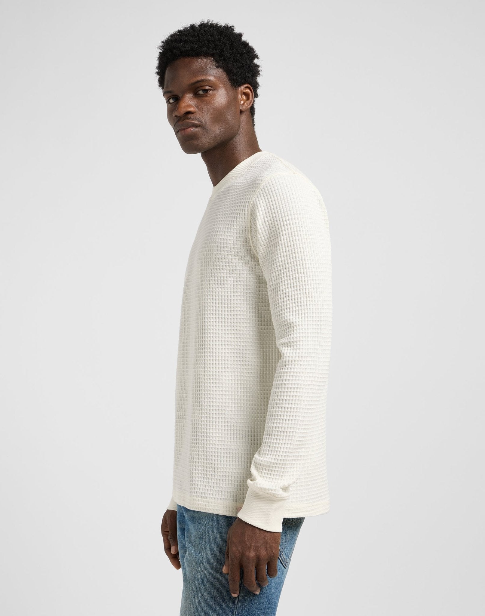 Ls Waffle Tee in Ecru - LEE Schweiz
