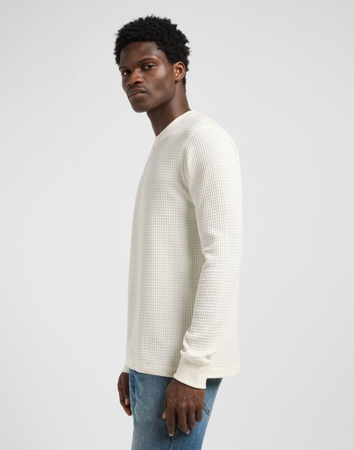 Ls Waffle Tee in Ecru - LEE Schweiz