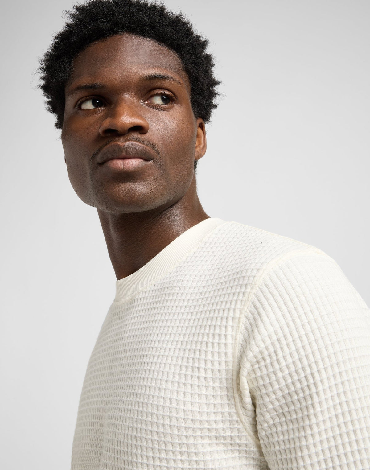 Ls Waffle Tee in Ecru - LEE Schweiz