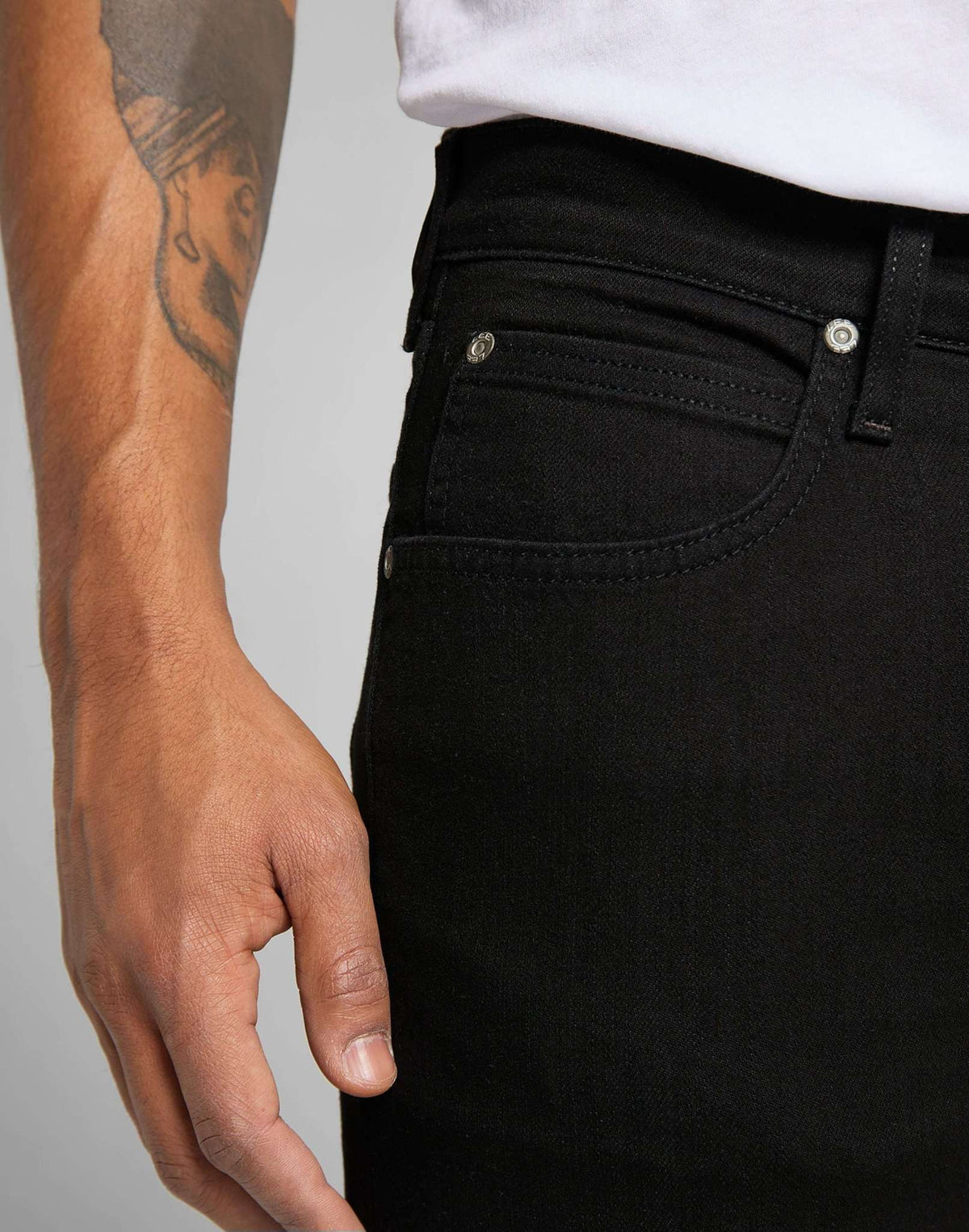 Luke Low Stretch in Clean Black - LEE Schweiz