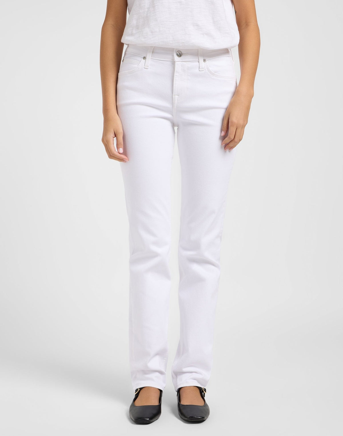 Marion Straight in Bright White - LEE Schweiz