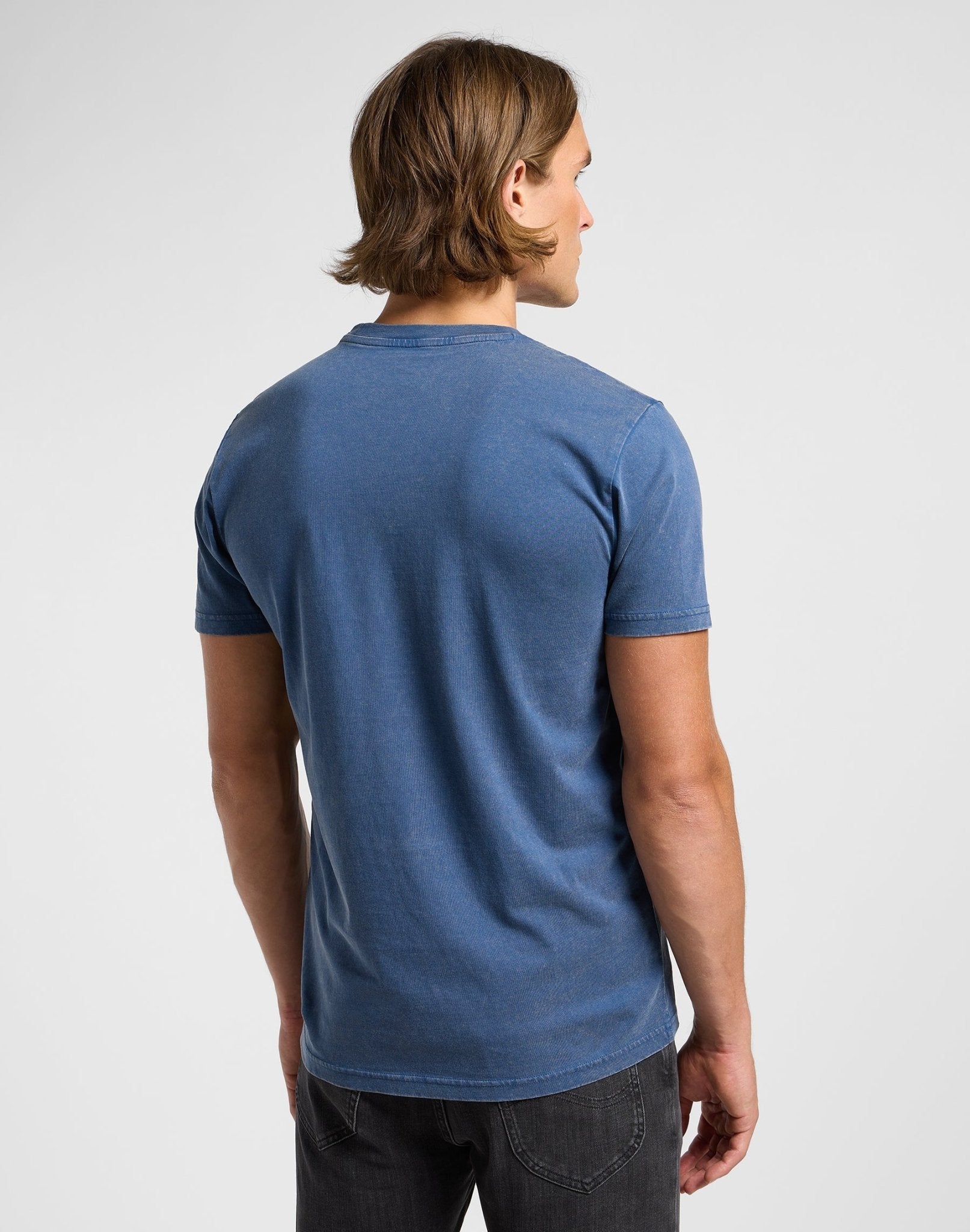 Medium Logo Tee in Orion Blue - LEE Schweiz