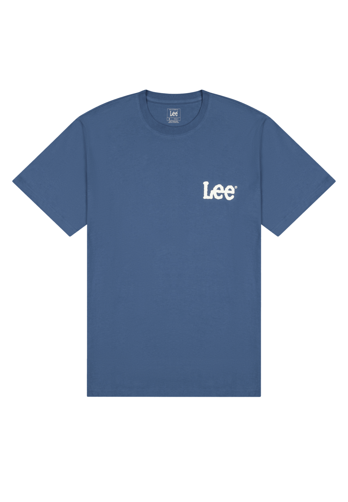 Medium Wobbly Lee Tee in Academy Blue - LEE Schweiz
