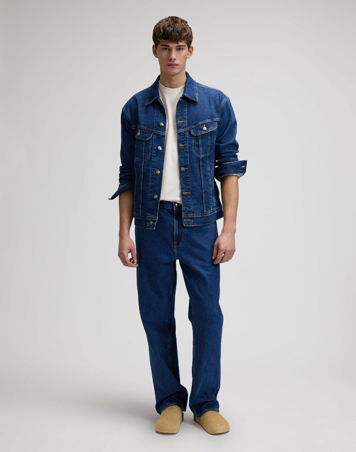 Medium Wobbly Lee Tee in Natural - LEE Schweiz