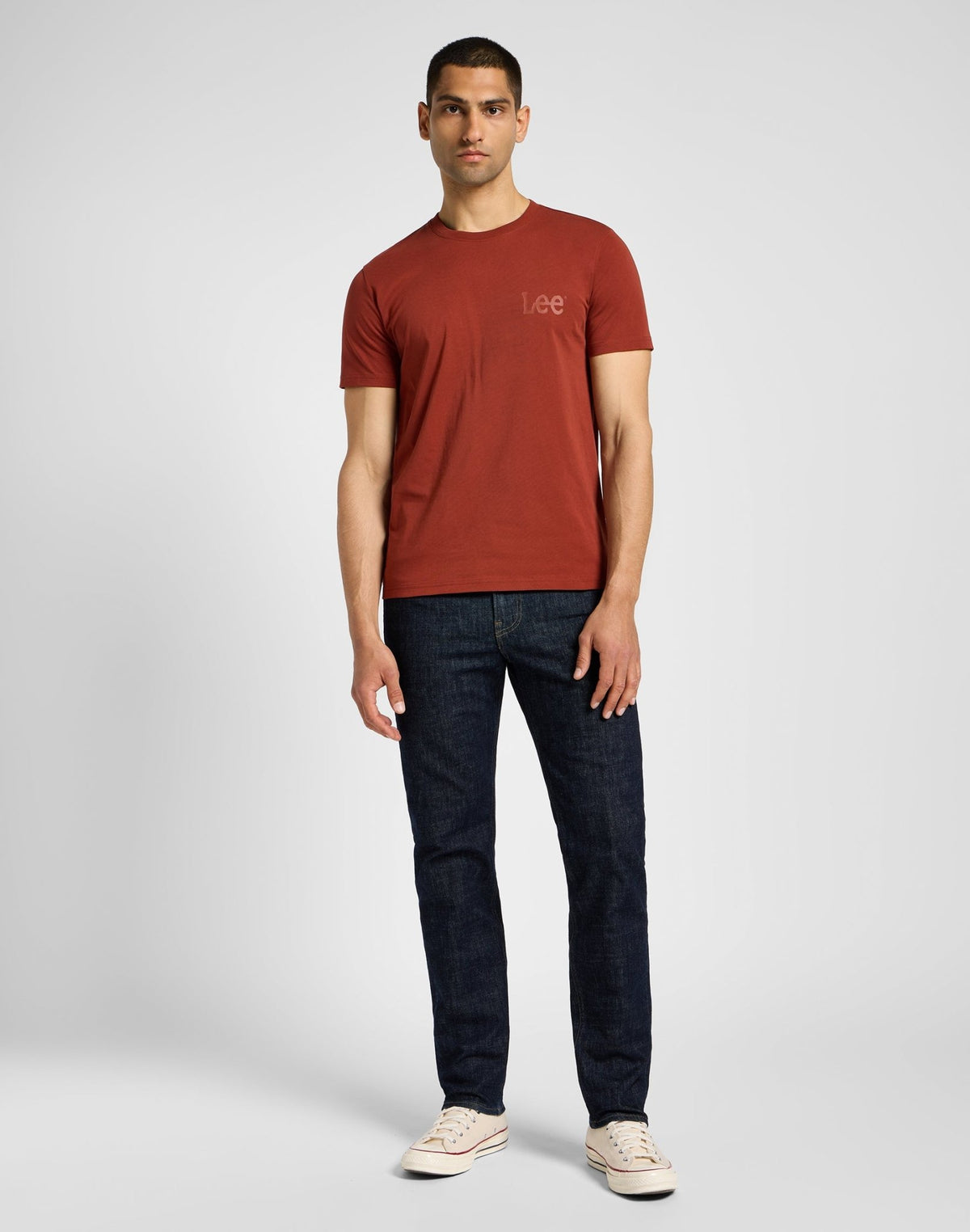 Medium Wobbly Lee Tee in Sweet Maple - LEE Schweiz