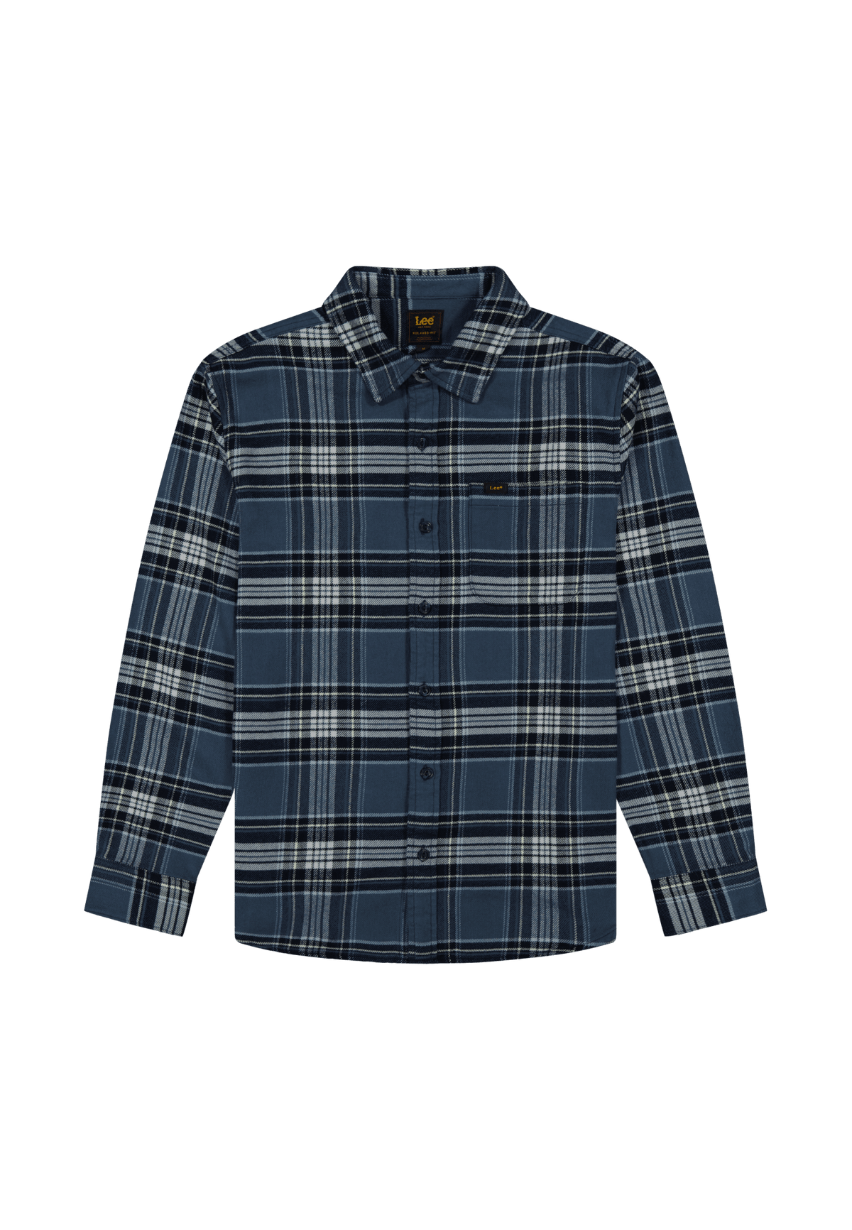 Mercantile Shirt in Vintage Blue Plaid - LEE Schweiz
