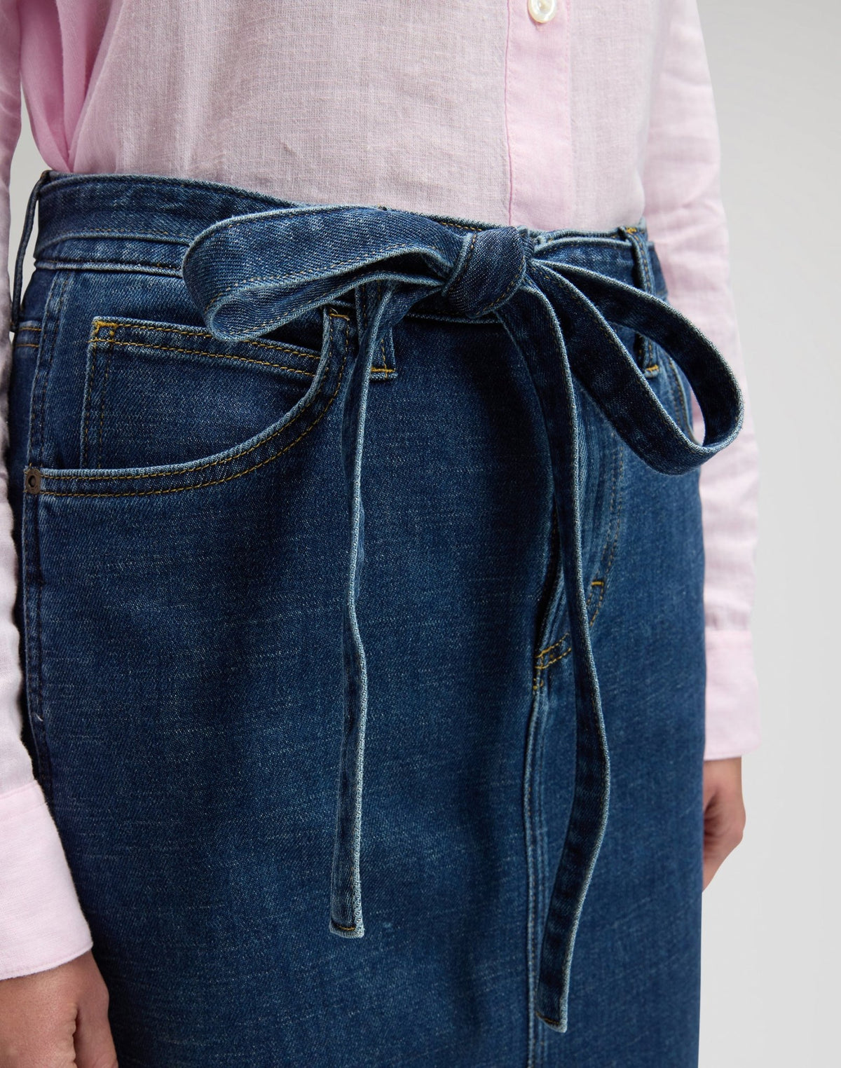 Midi Skirt With Bow in Seaside Trip - LEE Schweiz