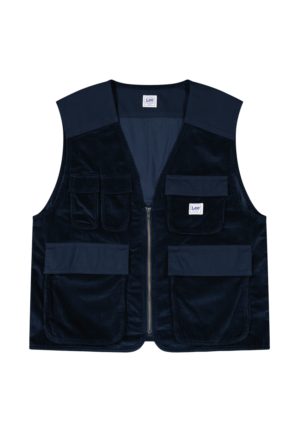 Mixed Media Ww Vest in Rivet Navy - LEE Schweiz