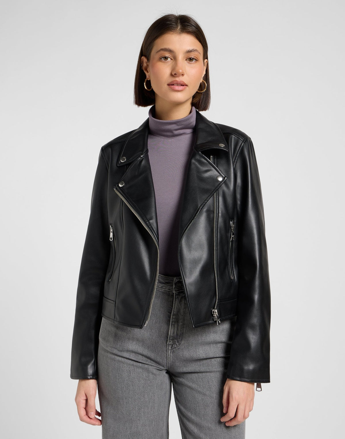 Moto Jacket in Black - LEE Schweiz