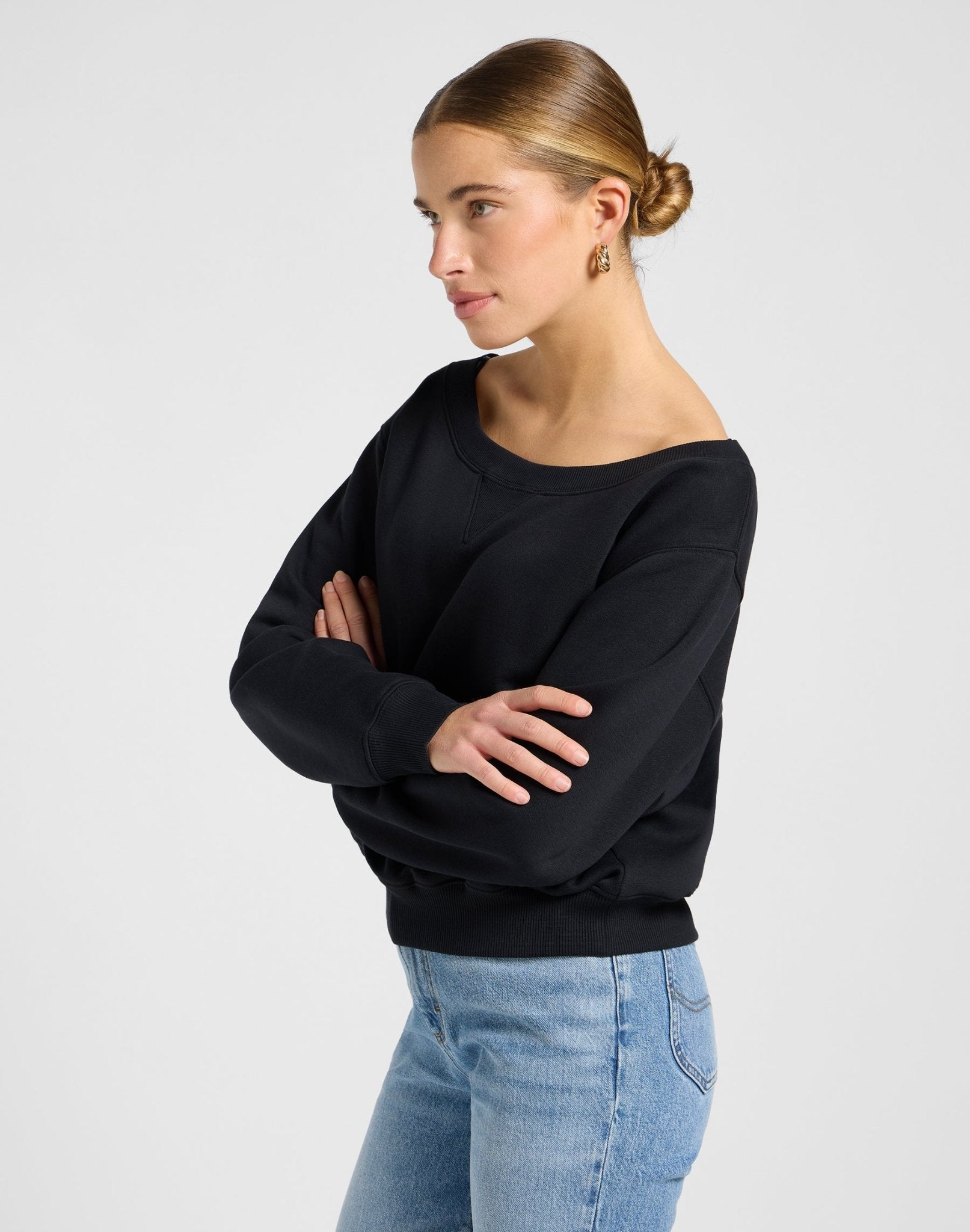 Off Shoulder Sws in Unionall Black - LEE Schweiz
