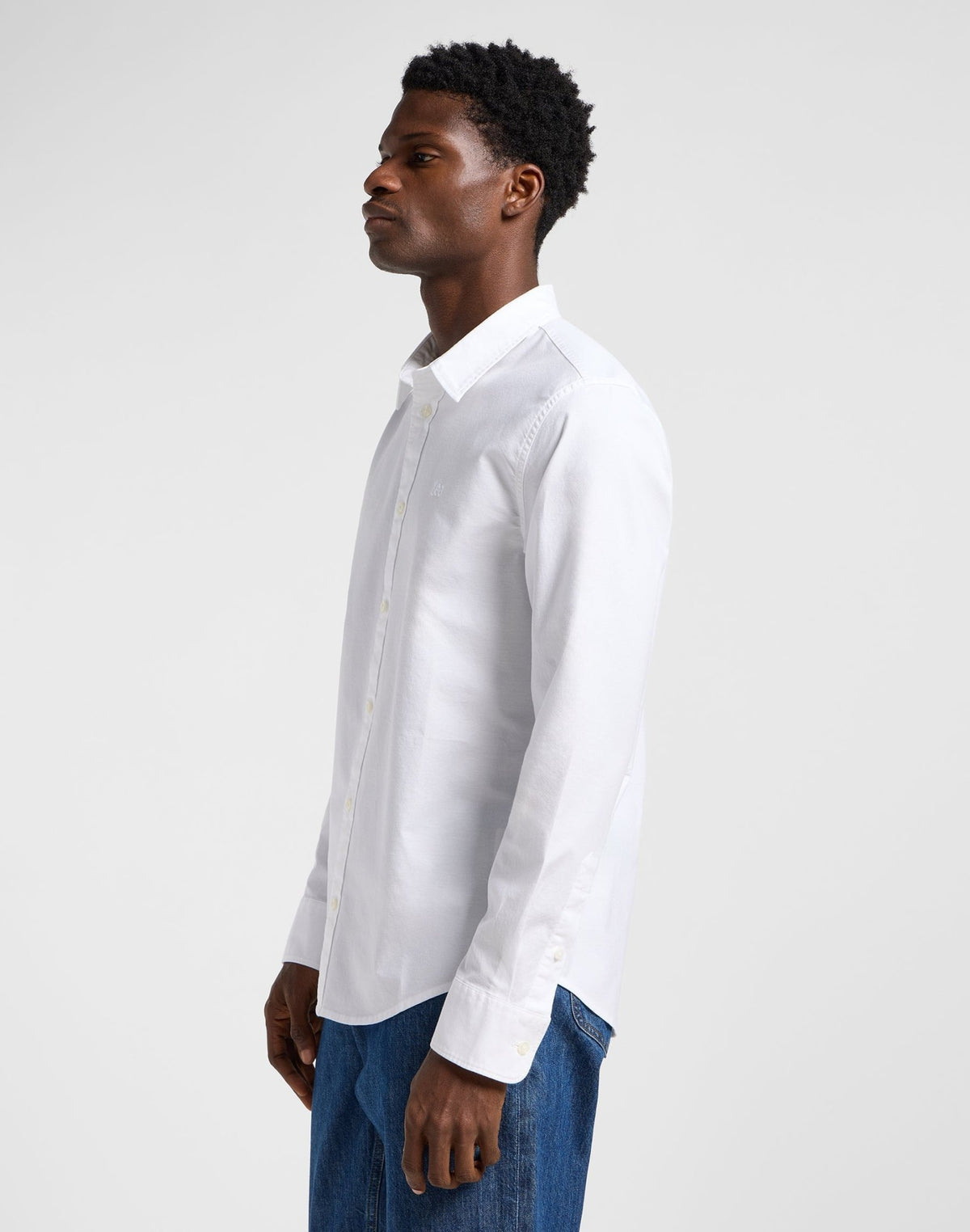 Patch Shirt in Bright White - LEE Schweiz