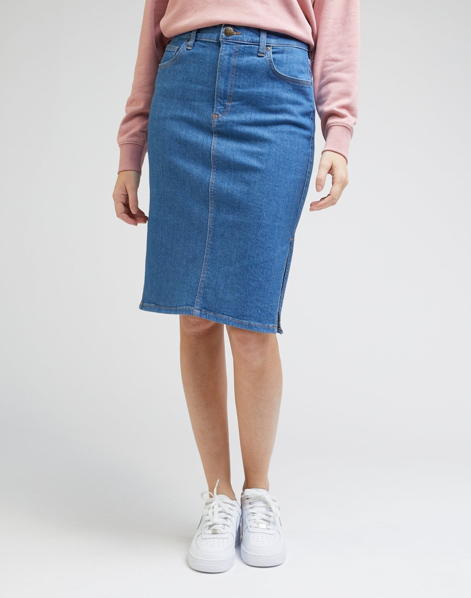 Pencil Skirt in Sienna Bright - LEE Schweiz