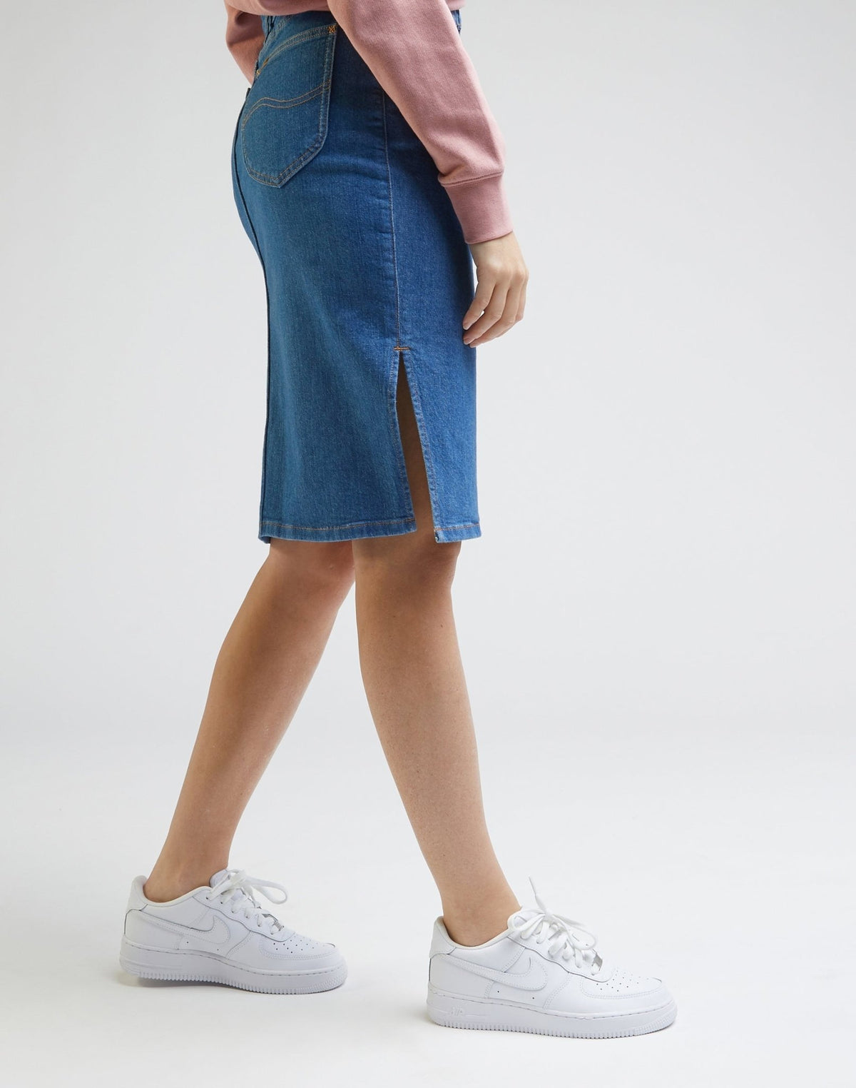 Pencil Skirt in Sienna Bright - LEE Schweiz