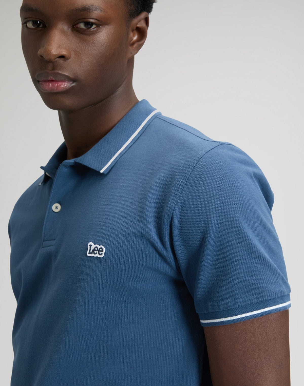 Pique Polo in Academy Blue - LEE Schweiz