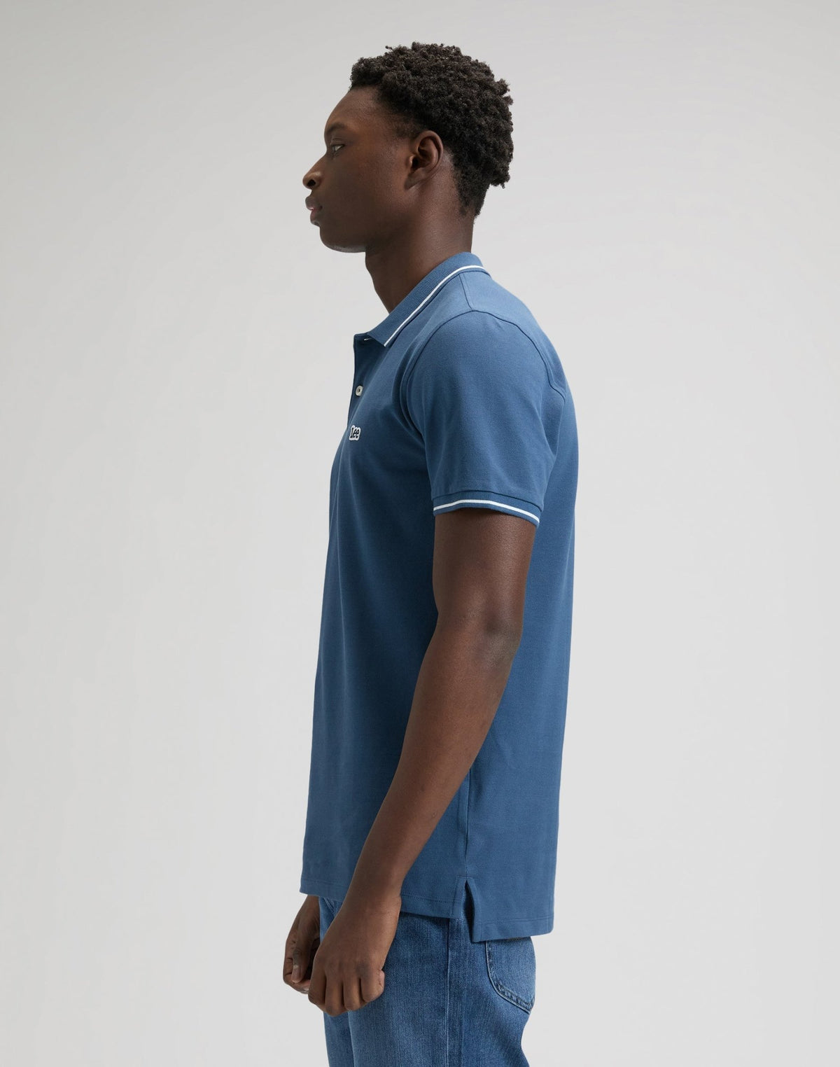 Pique Polo in Academy Blue - LEE Schweiz