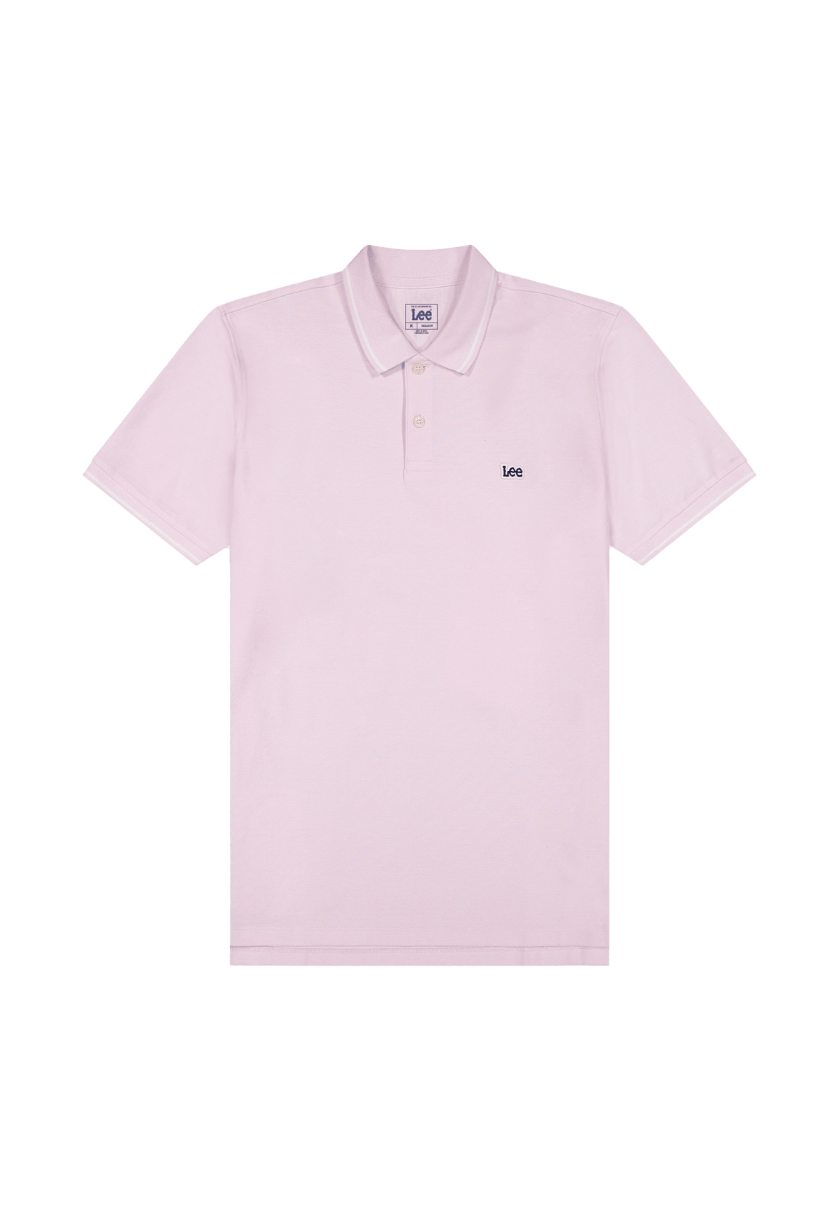 Pique Polo in Light Icy Pink - LEE Schweiz
