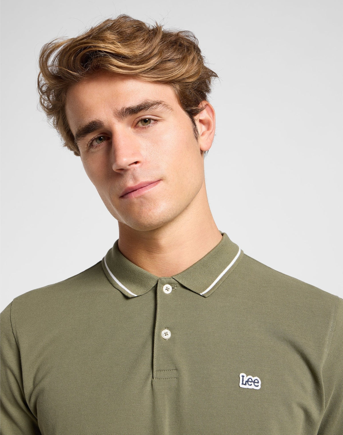 Pique Polo in Mercantile Green - LEE Schweiz