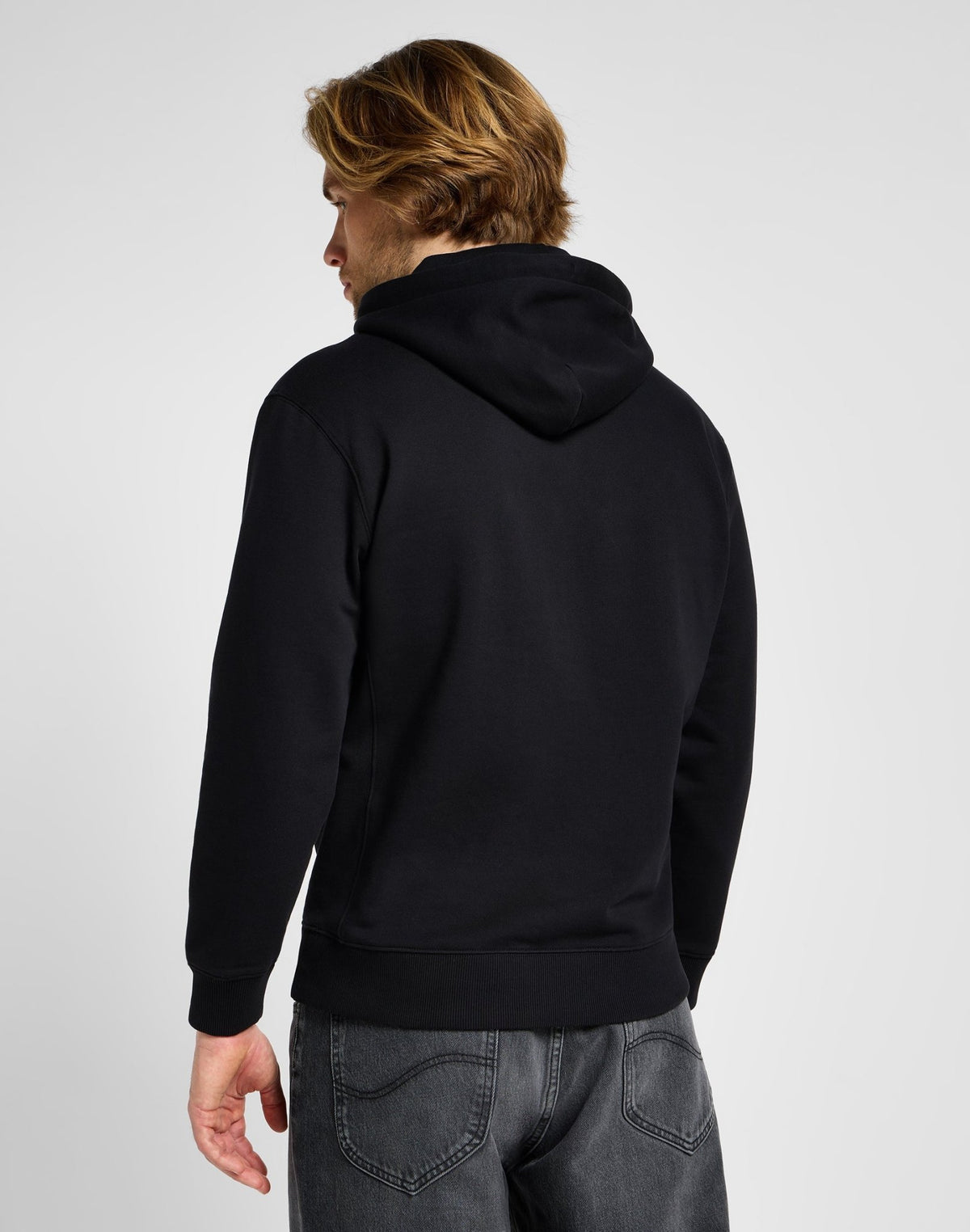 Plain Hoodie in Unionall Black - LEE Schweiz