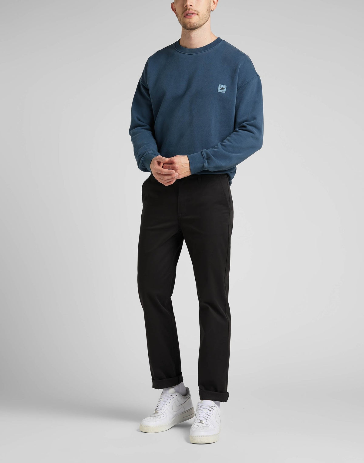 Regular Chino in Black - LEE Schweiz