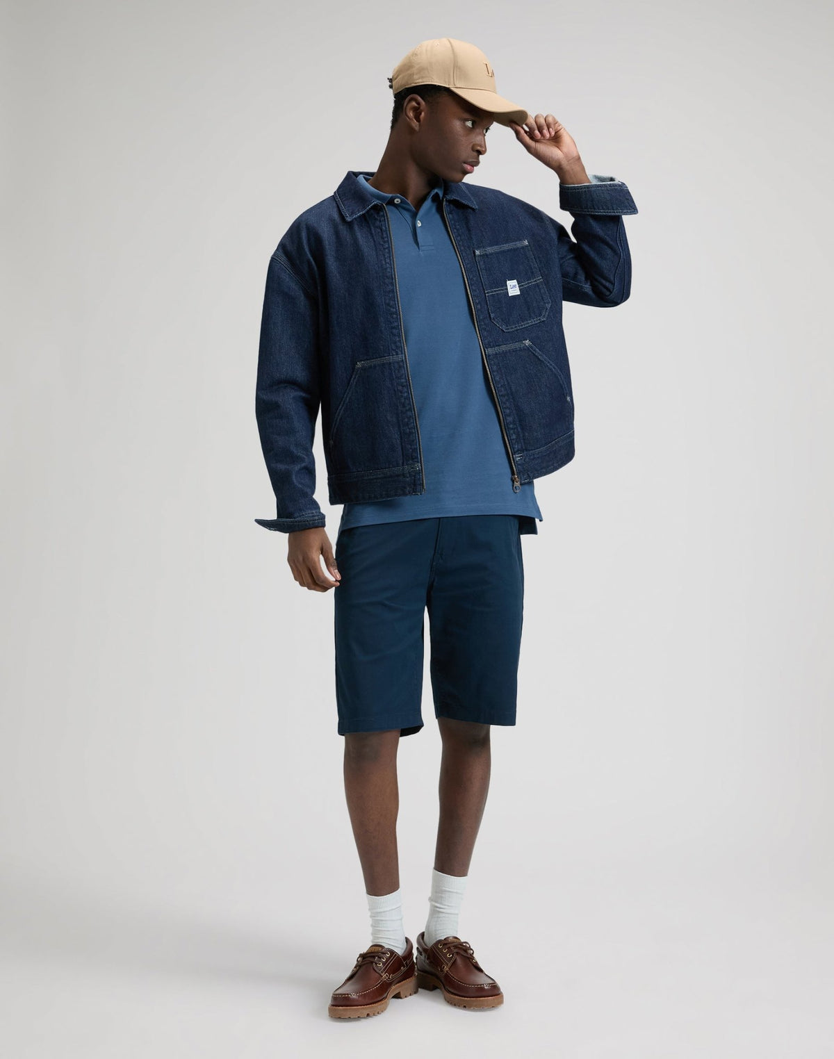 Regular Chino Short in Rivet Navy - LEE Schweiz