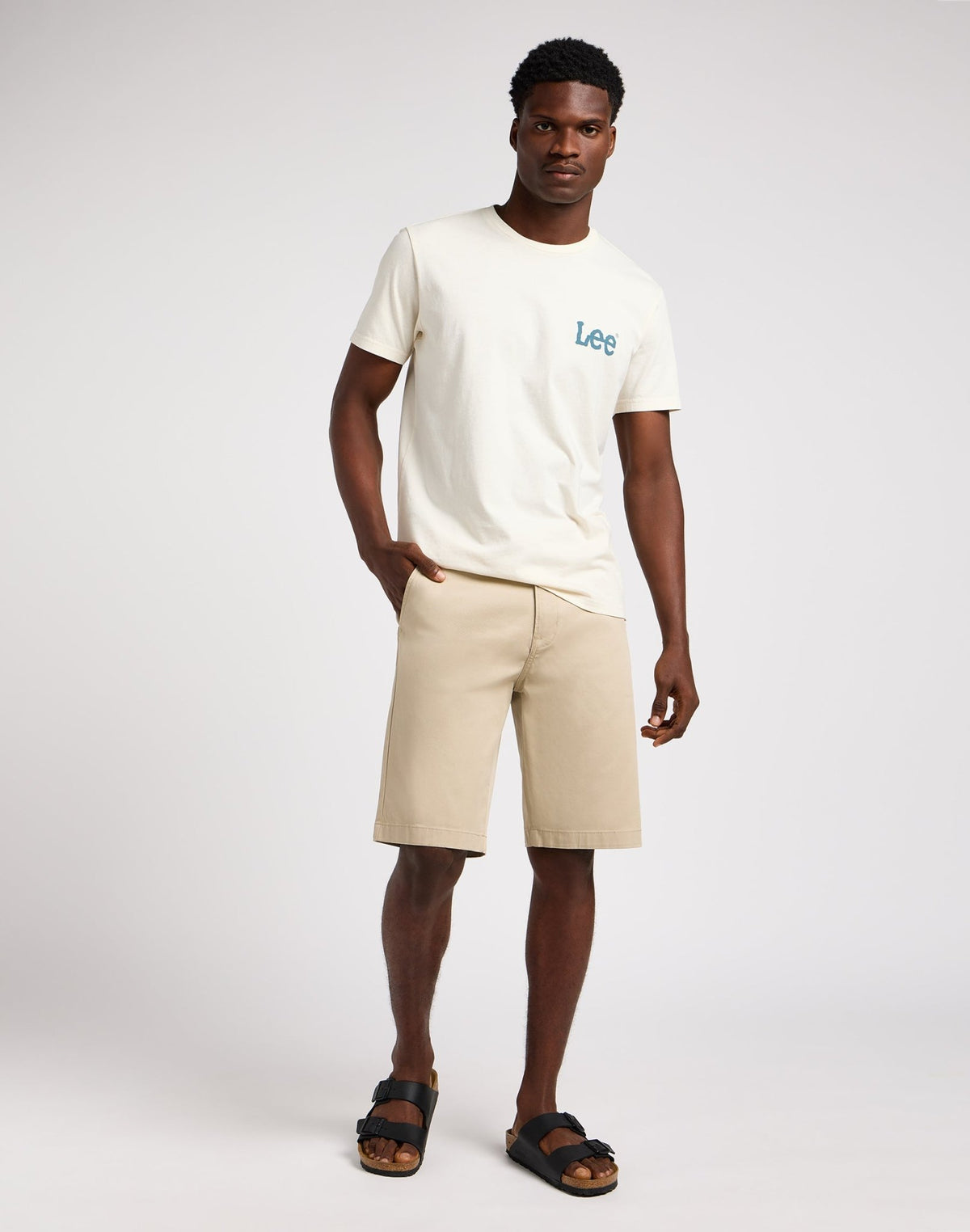 Regular Chino Short in Stone - LEE Schweiz