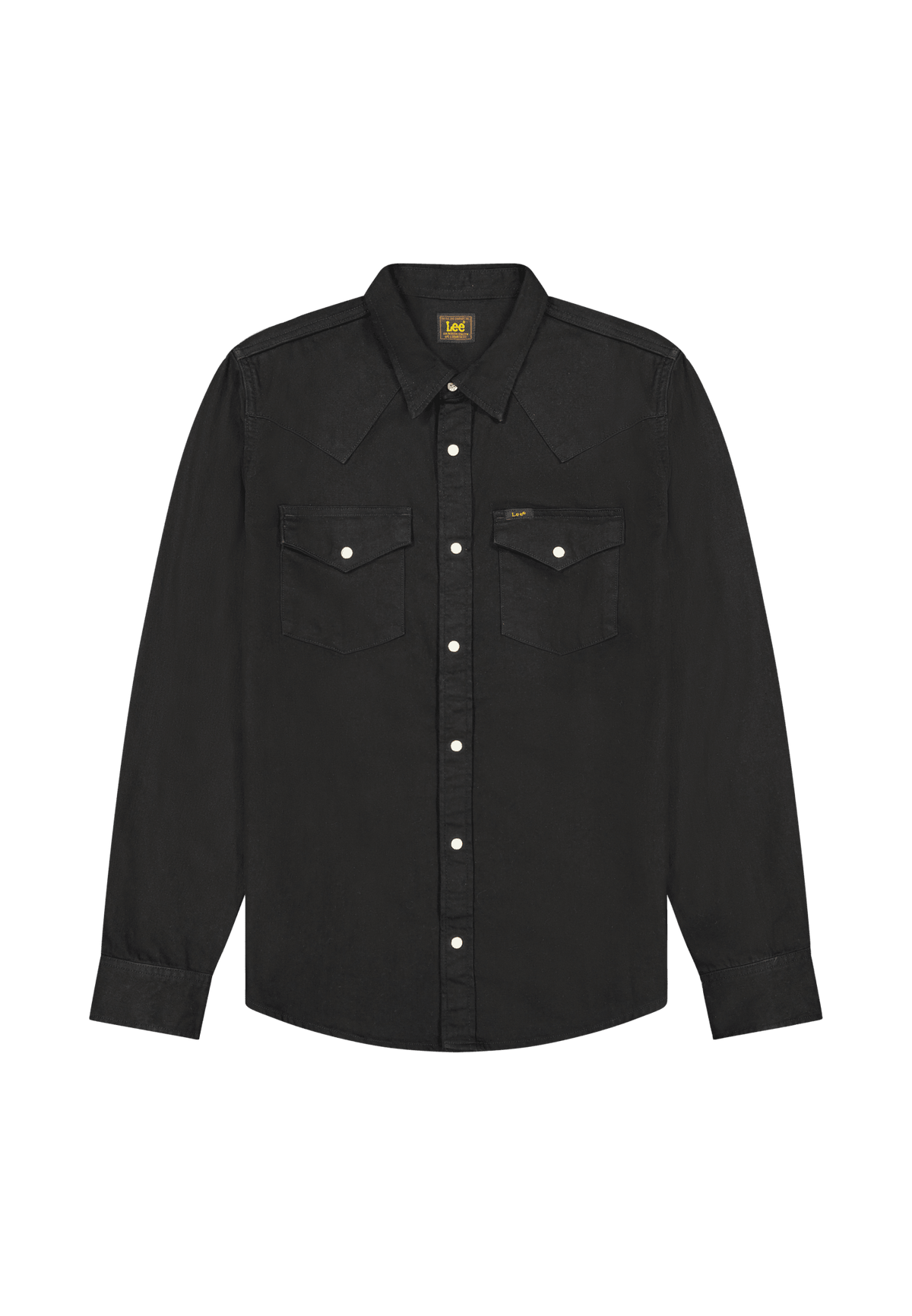 Regular Western Shirt in Black - LEE Schweiz