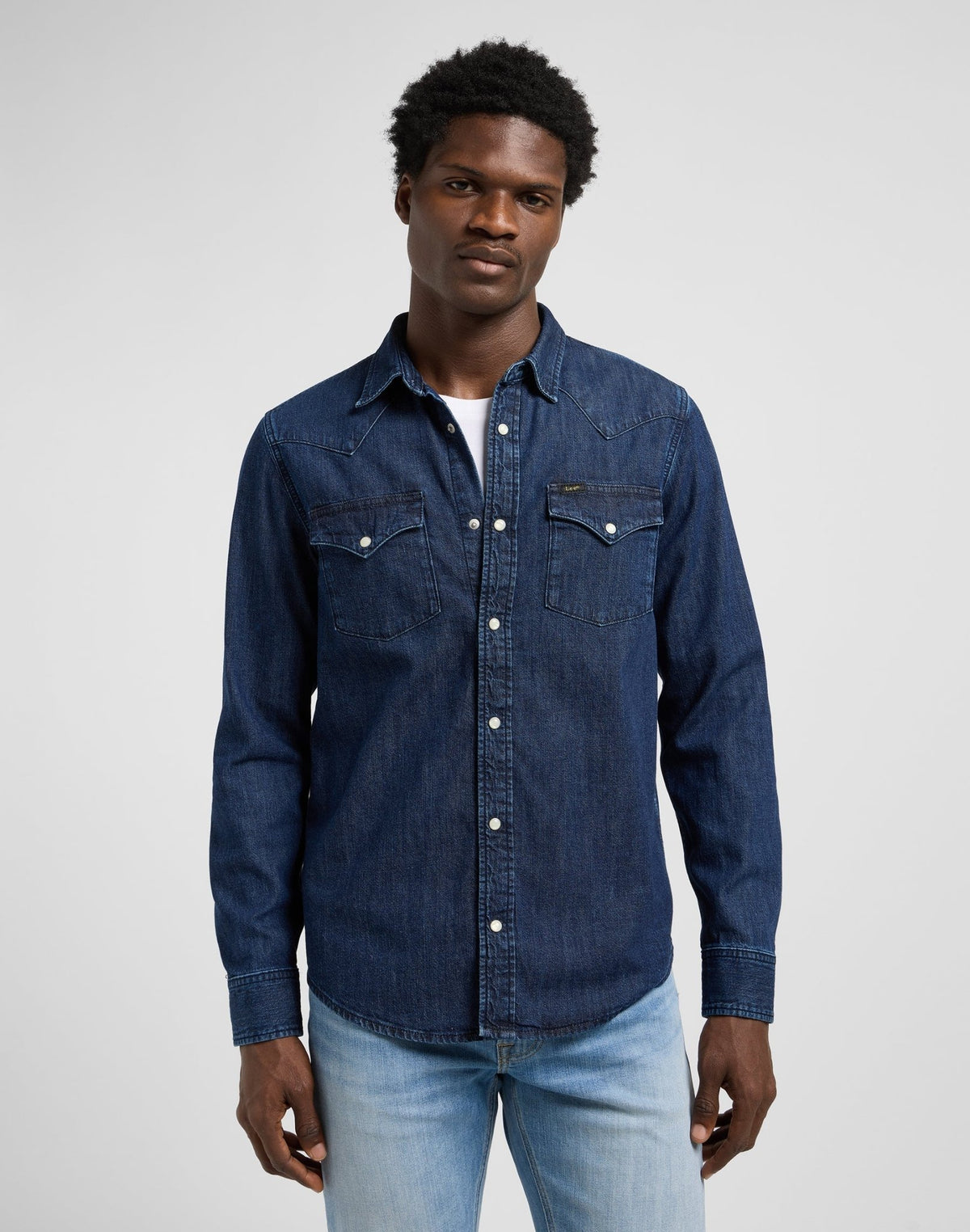 Regular Western Shirt in Rinse - LEE Schweiz