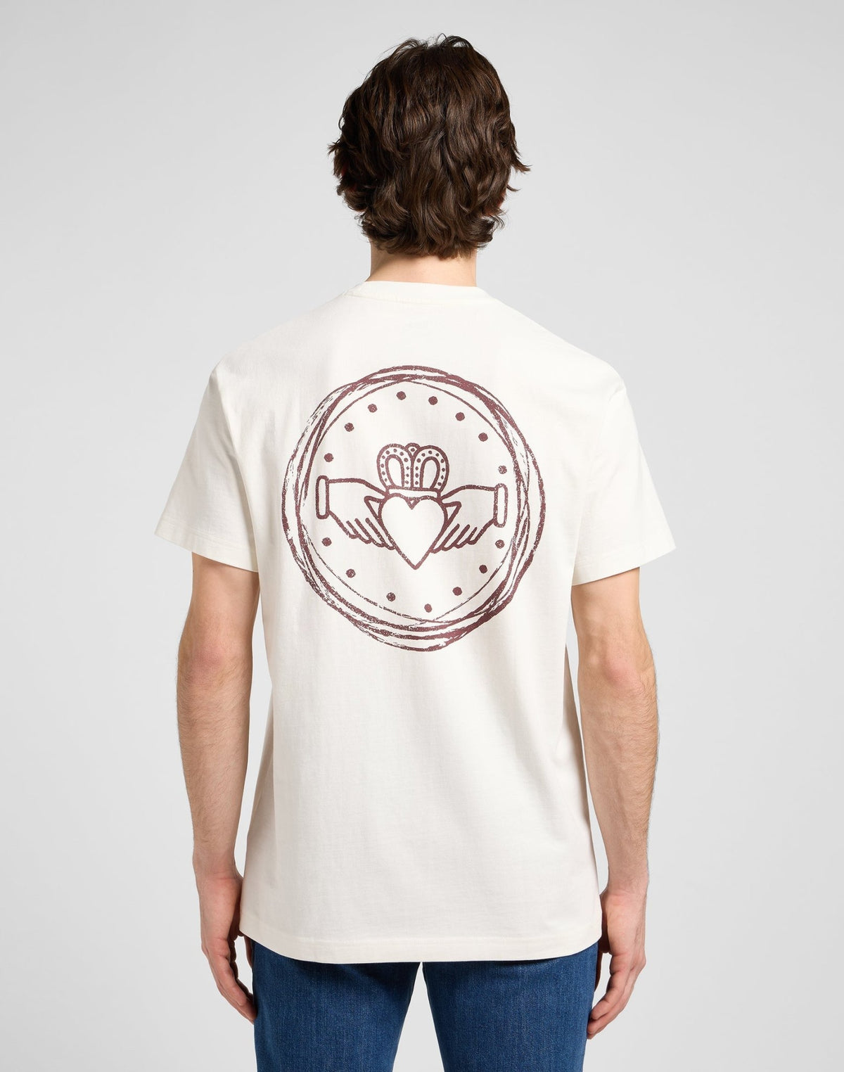 Relaxed Graphic Tee in Ecru - LEE Schweiz